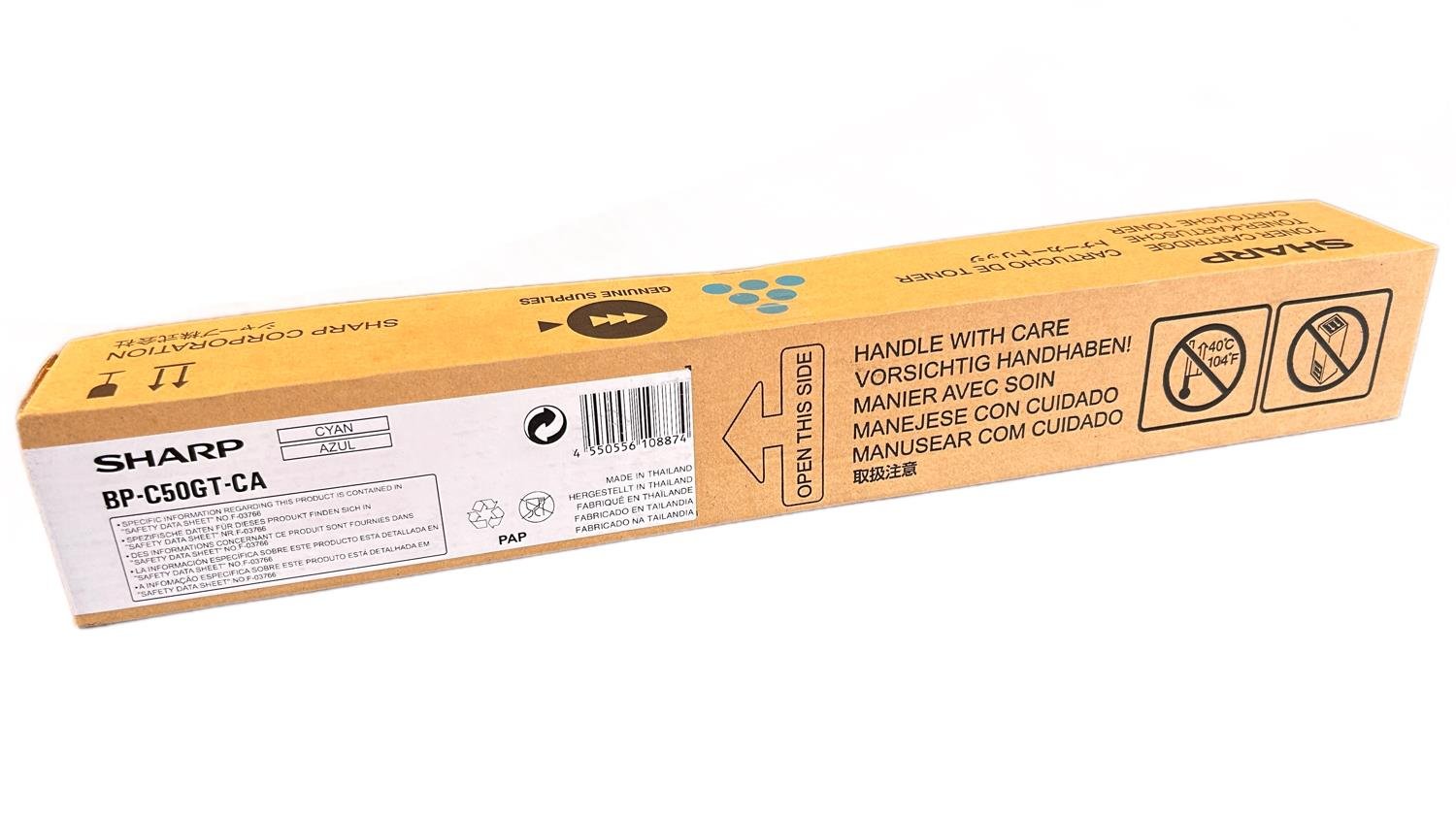 Sharp BP-C50GT-CA Orijinal Mavi Toner BP-C530 BP-C540 BP-C535 BP-C545