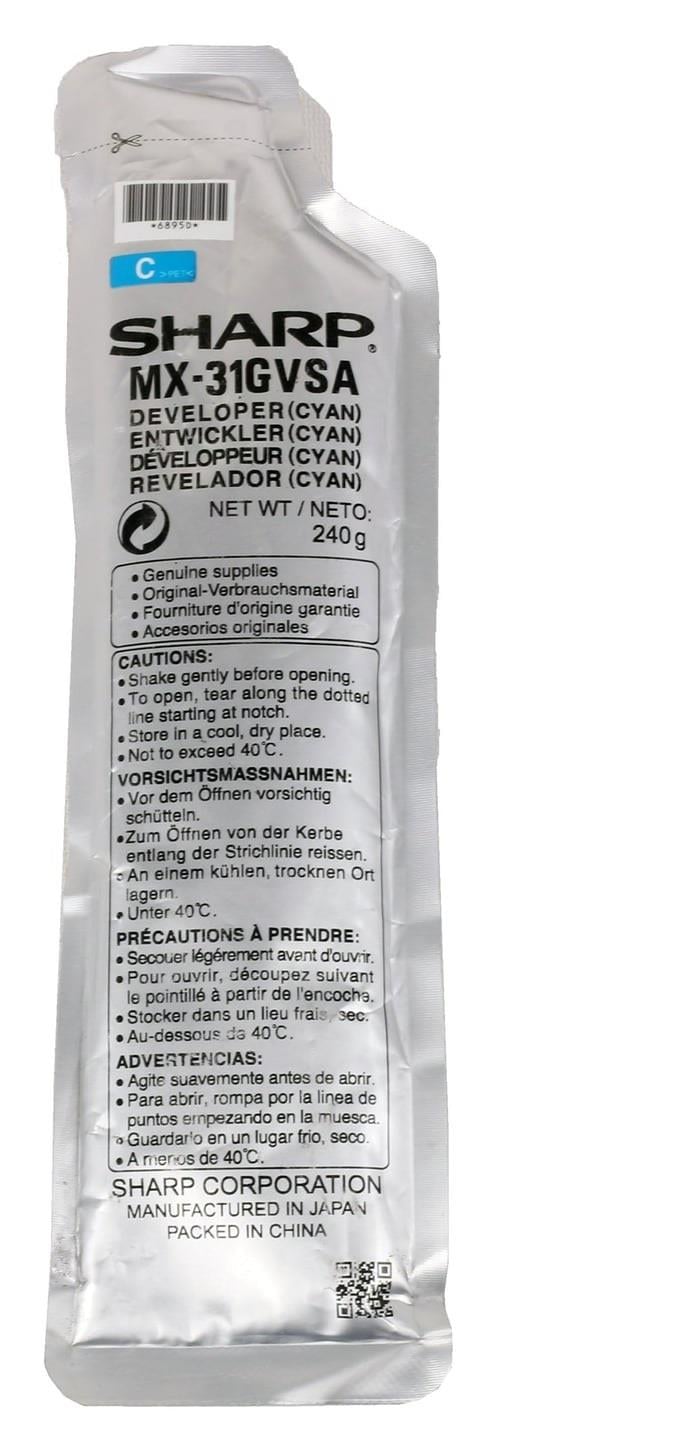 Sharp MX 70GVSA-C Orjinal Mavi Developer MX 5500  6200  7000