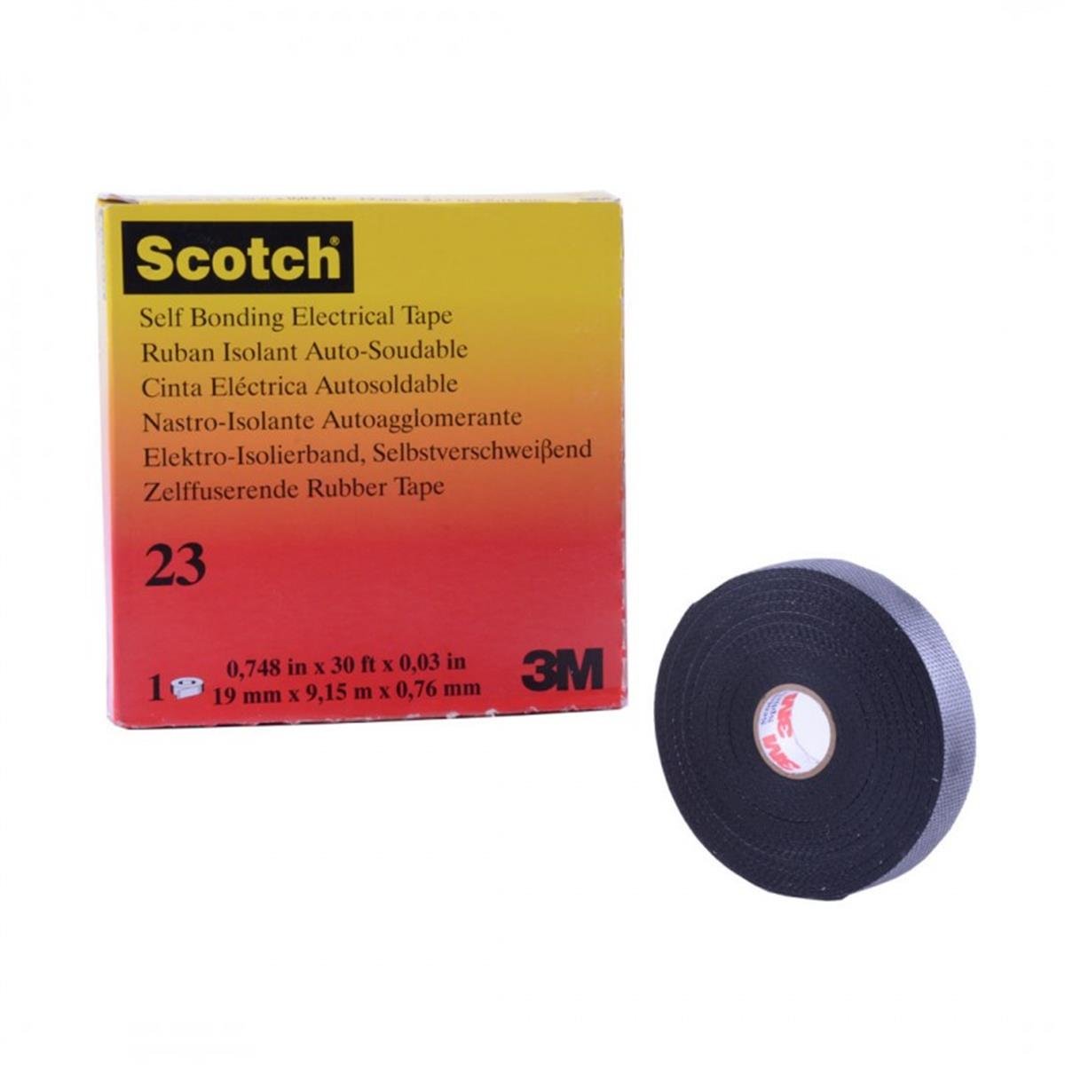 3M 7000007286 Eriyen Bant Yalıtım Scotch23 19mm x 4m
