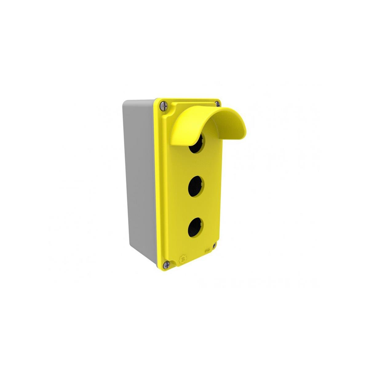 Bemis BT4-3071-0007 Alüminyum Buton Kutusu Korumalı 3'lü IP67