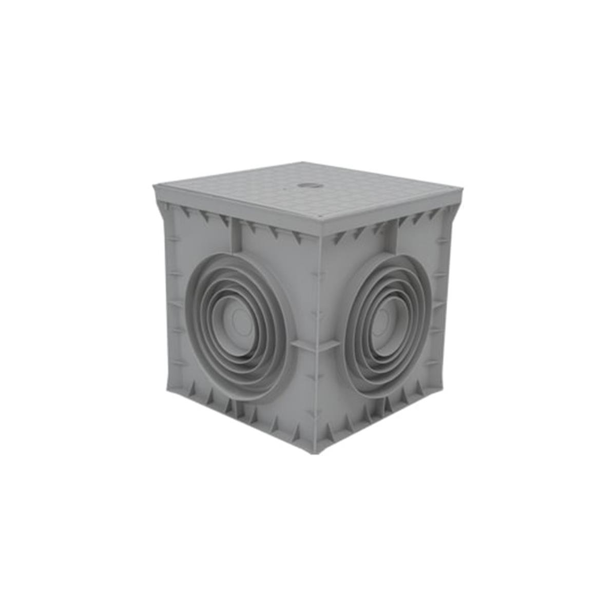 ÇP ÇP 303030 - 30X30X30mm YERALTI BUATI GRİ DÜZ KAPAKLI