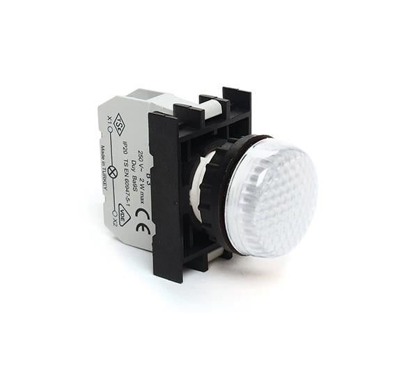 Emas B030XB Sinyal Lambası Beyaz BA9S