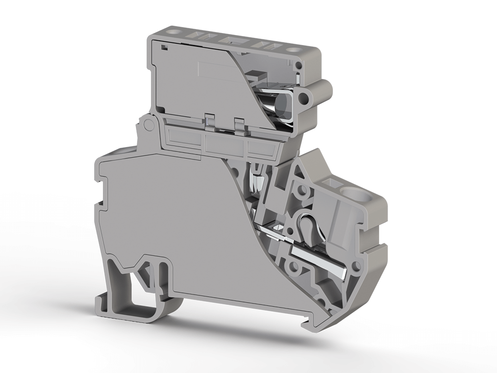 Klemsan 307319 4mm Ayırma Kollu Sigortalı Klemens 6,x35x31,75
