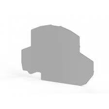 Klemsan 446669 NPP / PYK 4-2F Nihayet Plakası Gri