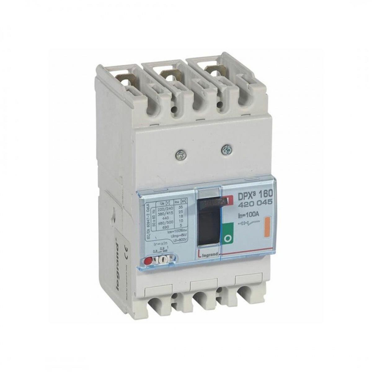 Legrand 420045 Kompakt Şalter 100 Amper 25kA TM