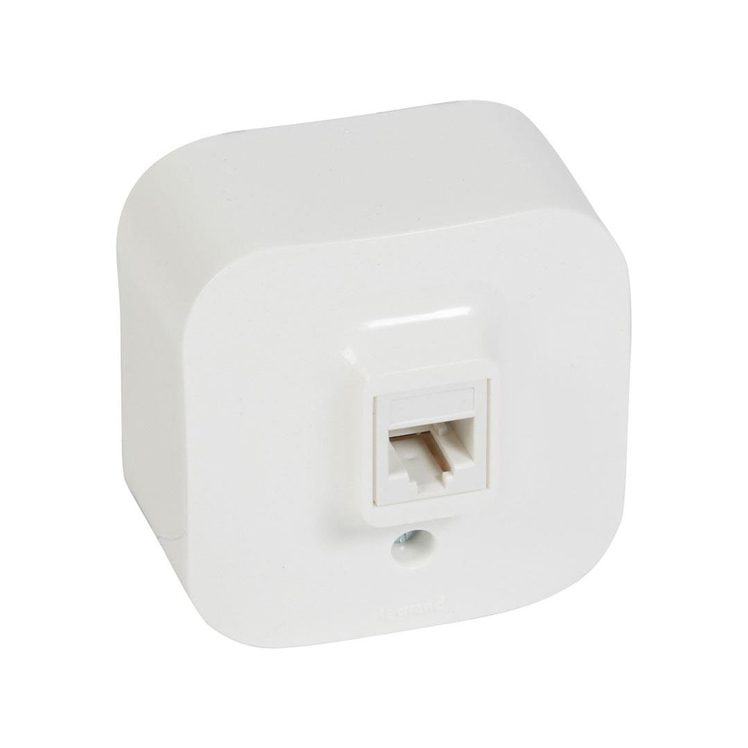 Legrand 782414 Telefon Prizi Rj11 Beyaz Sıva Üstü IP21