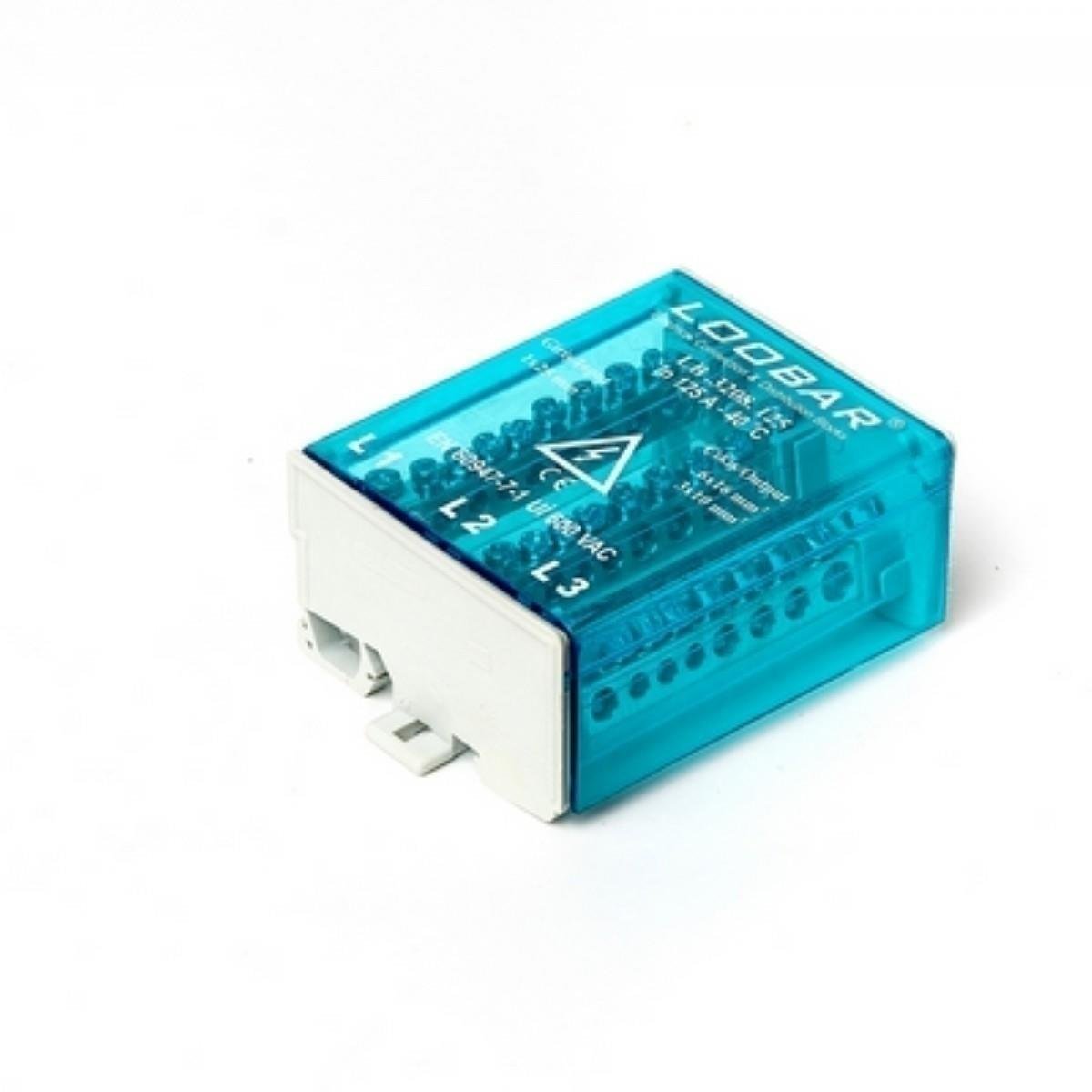 Loobar 3208.125 3 Kutuplu Dağıtım Seti 125A. Giriş: 2 / Çıkış: 8