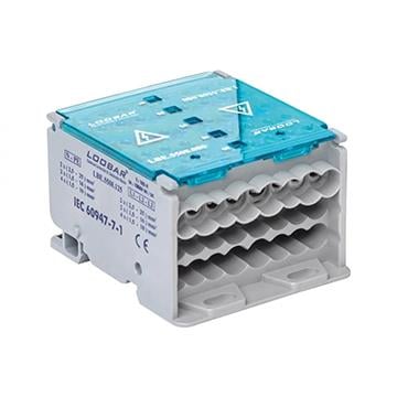 Loobar LBE.5508.125.4 4 Kutuplu Dağıtım Seti 125A. Tam Kapaklı