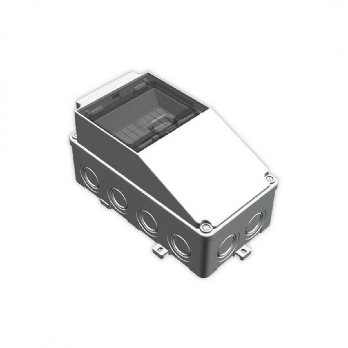 Mete Enerji 40202505 Boş Kombinasyon Kutusu 110x210mm 5 Modül Gri Ip66