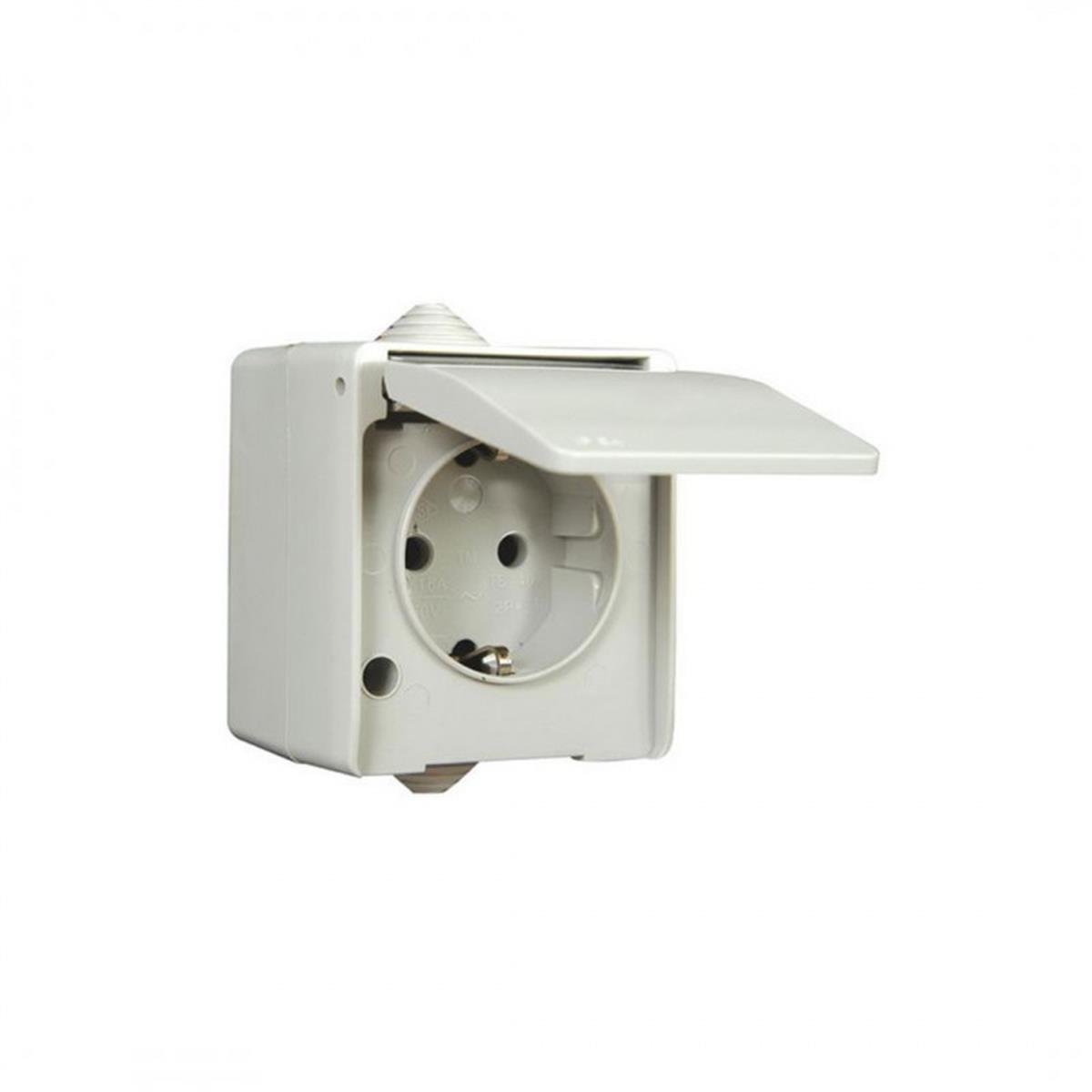 Mete Enerji 40500505 Nemliyer Kapaklı Topraklı Priz