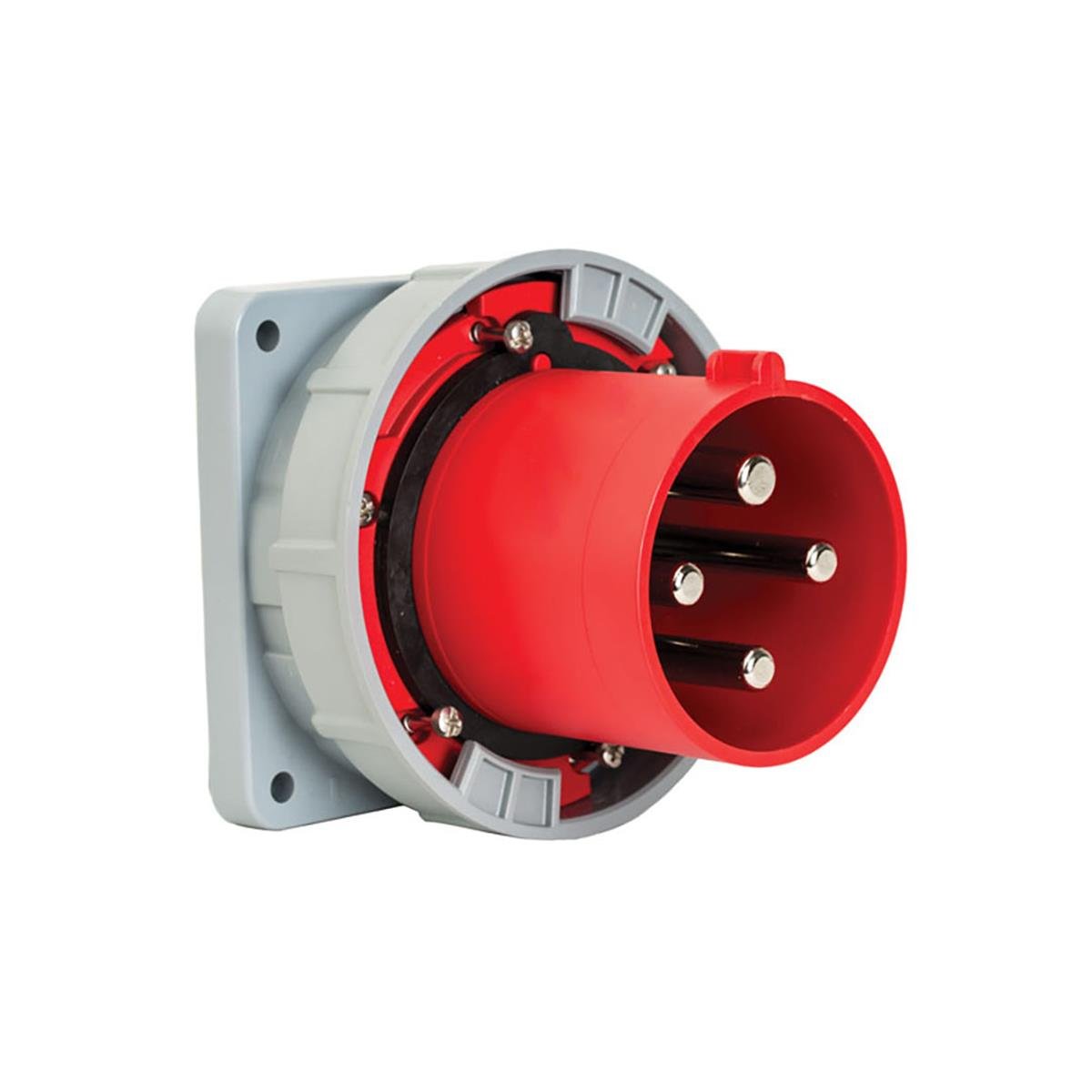 Mete Enerji 406237 4x125A Makine Fişi Düz IP67 Hızlı Bağlantı