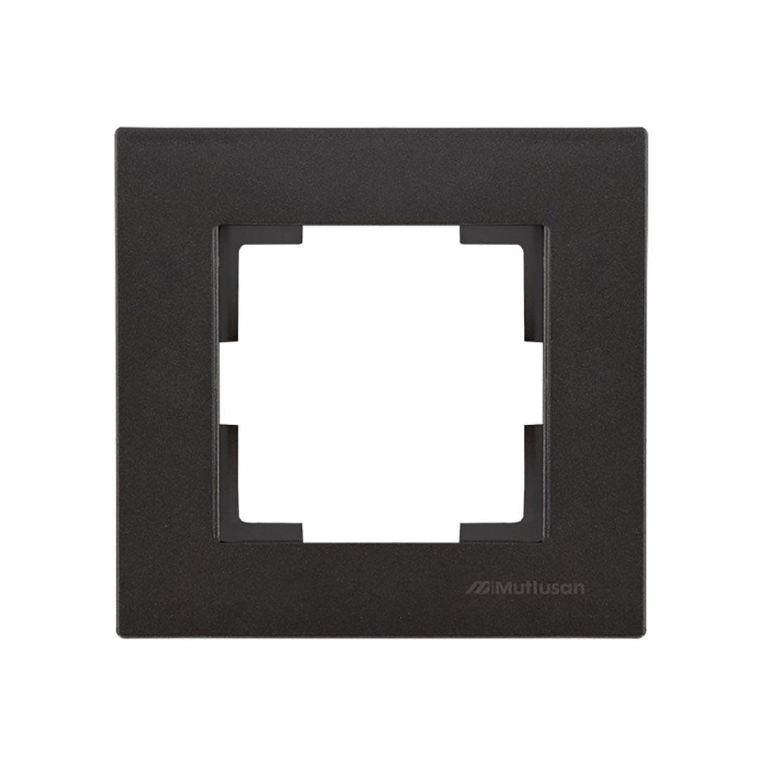 Mutlusan 22208001184 Tekli Çerçeve Siyah Rita Serisi