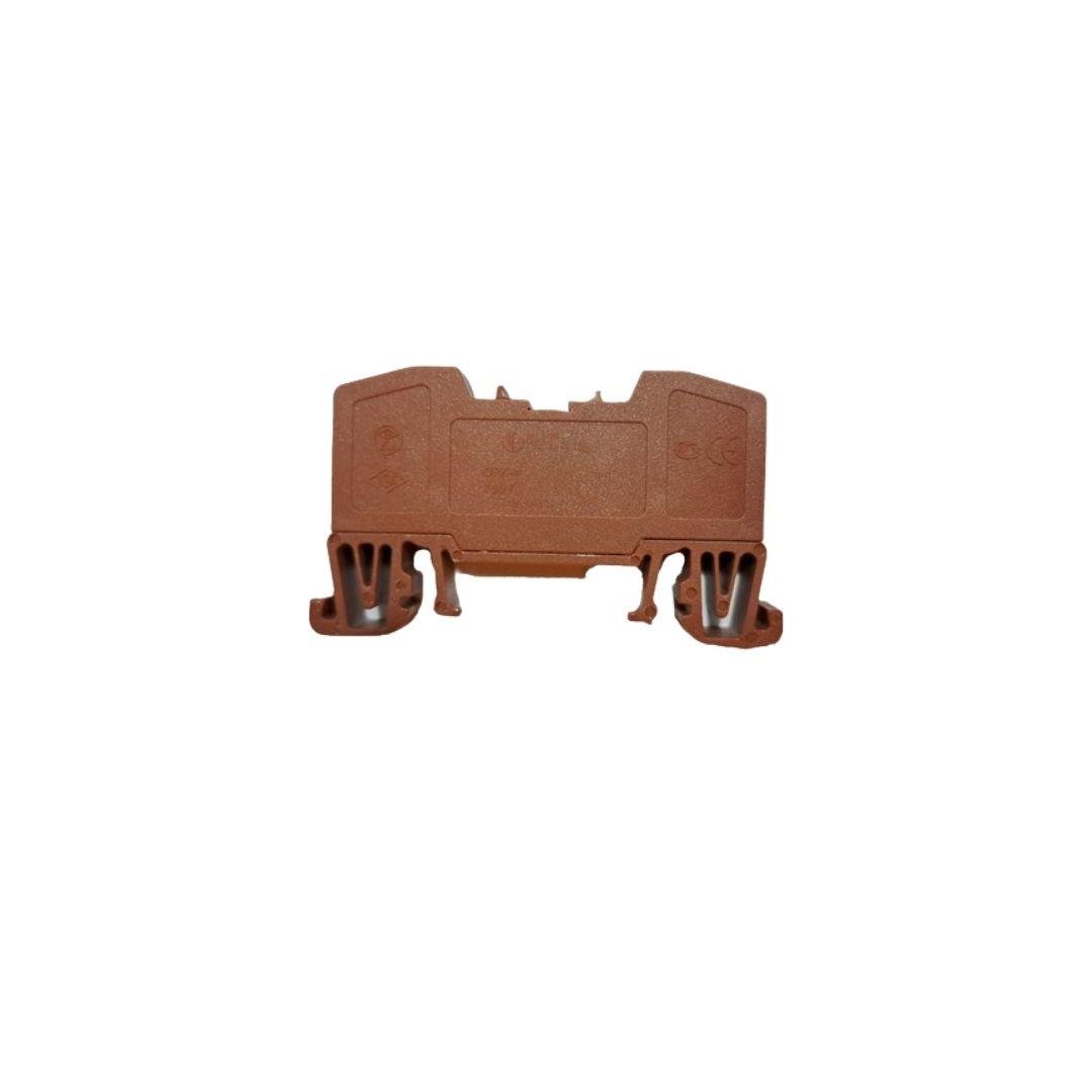 Onka 1020028 4mm Yay Baskılı Ray Klemens Kahve 