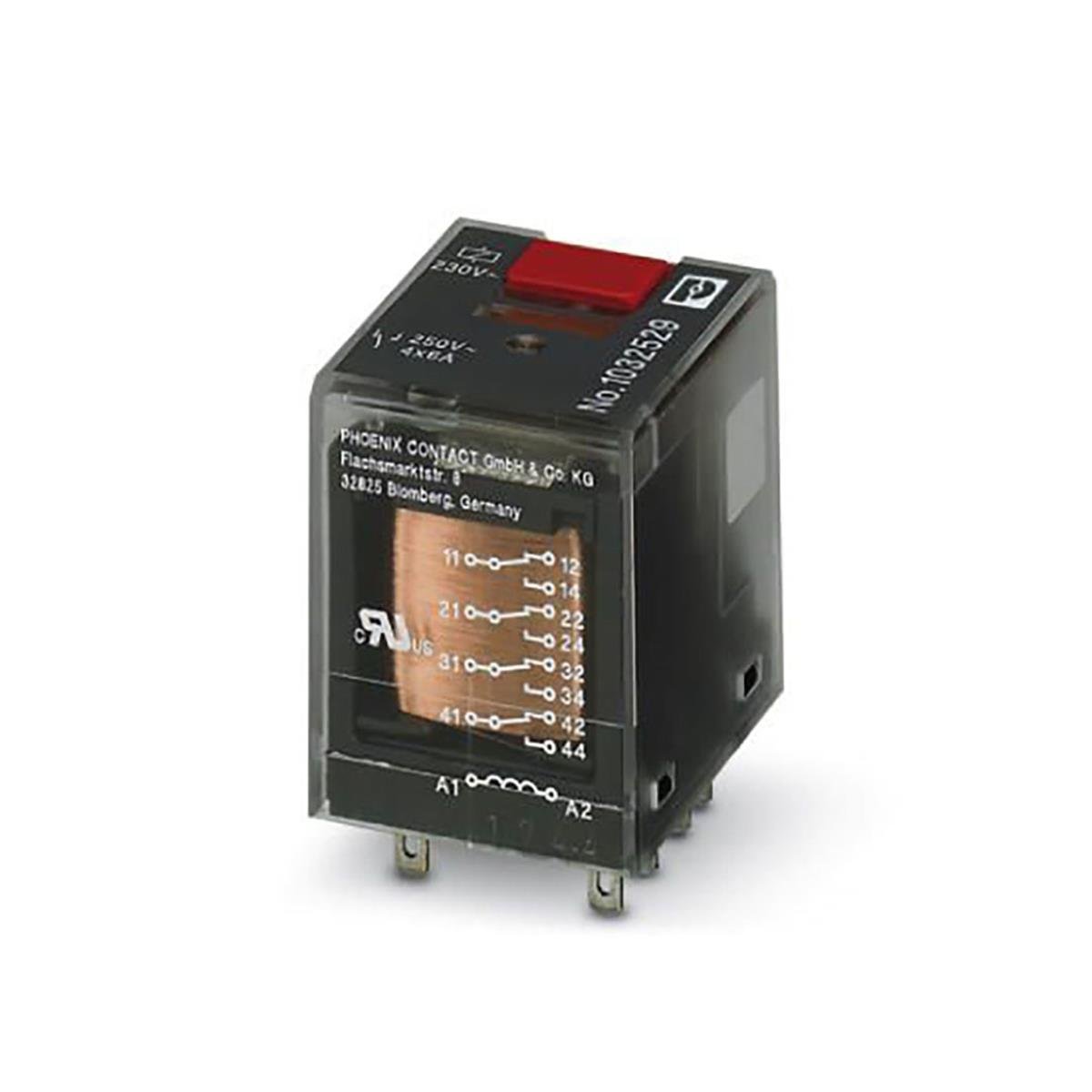 Phoenix Contact 1032529 Röle 4 Kontak 6A. 230V Ac REL-IR-BL