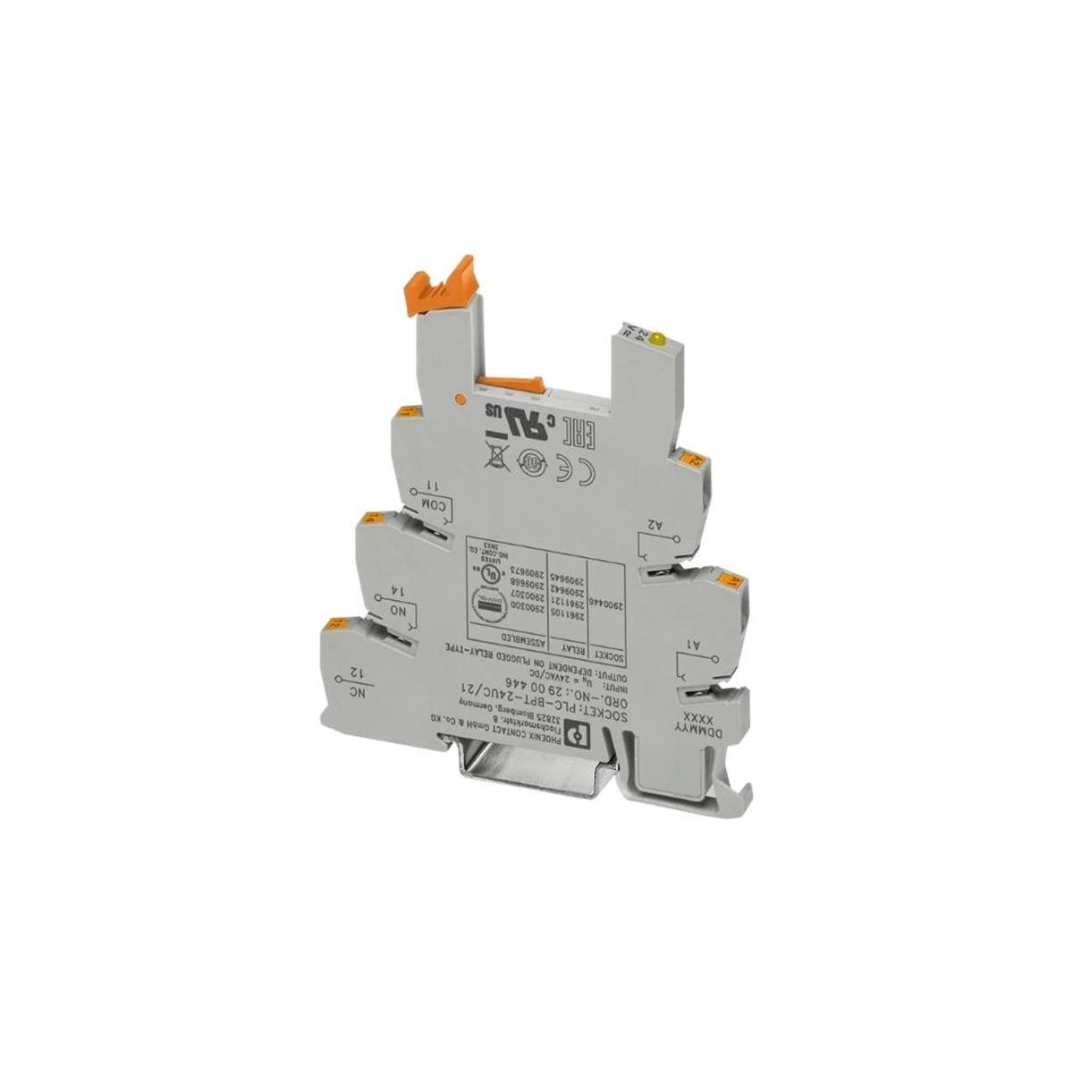 Phoenix Contact 2900446 Röle Tabanı 1 Enversör Kontak 24V Ac/Dc