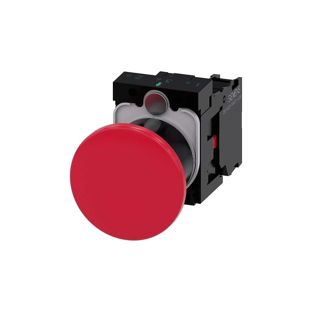 S 3SU11001BA201CA0 - ACİL STOP BUTONU 1NK Ø40mm PLASTİK