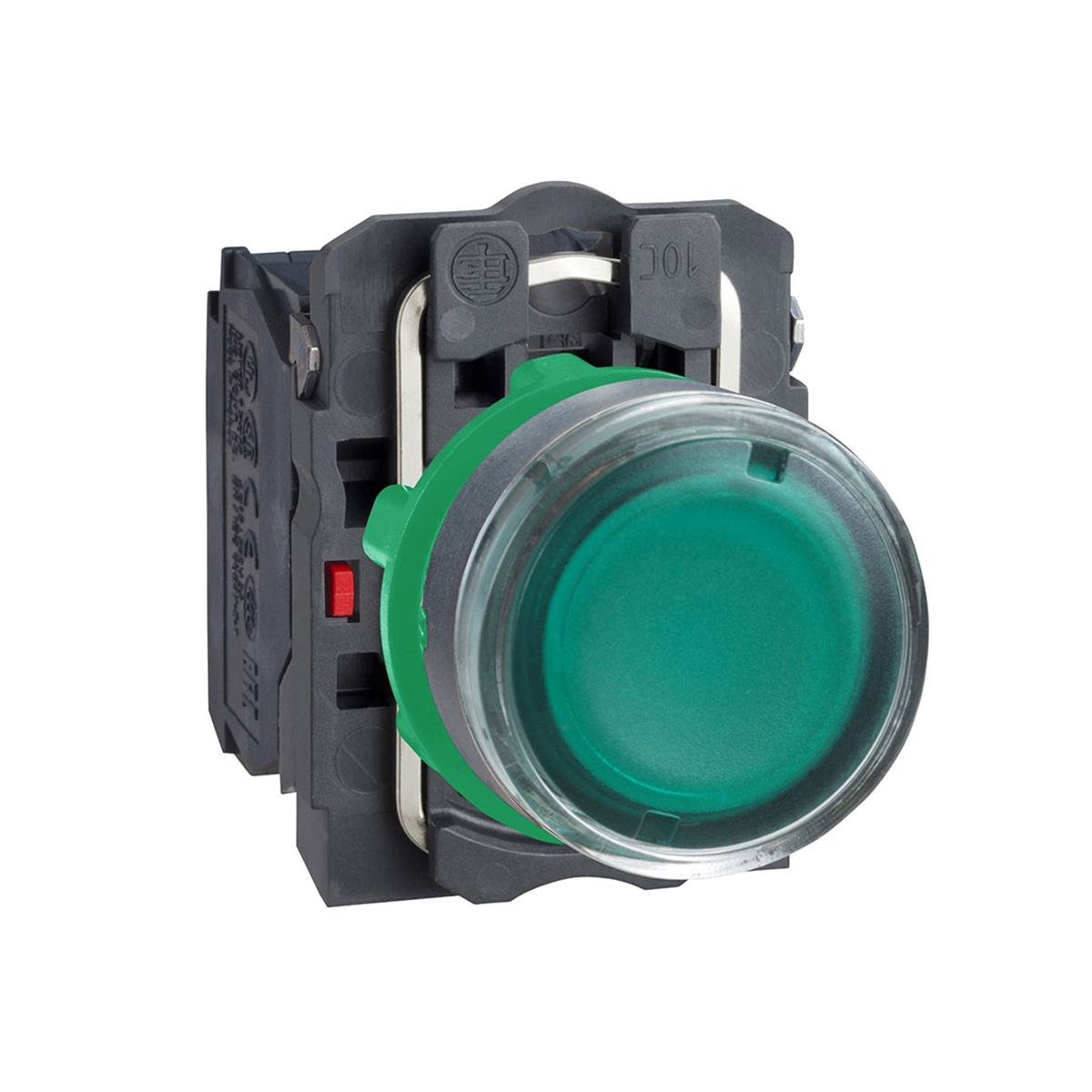 Schneider XB5AW33B5 Işıklı Buton Yeşil Led 1Na+1Nk 24V Ac/Dc