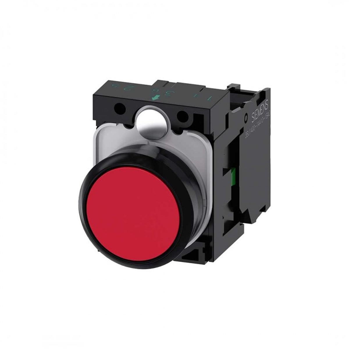 Siemens 3SU1100-0AB20-1BA0 Buton Kırmızı 1Na Plastik Seri