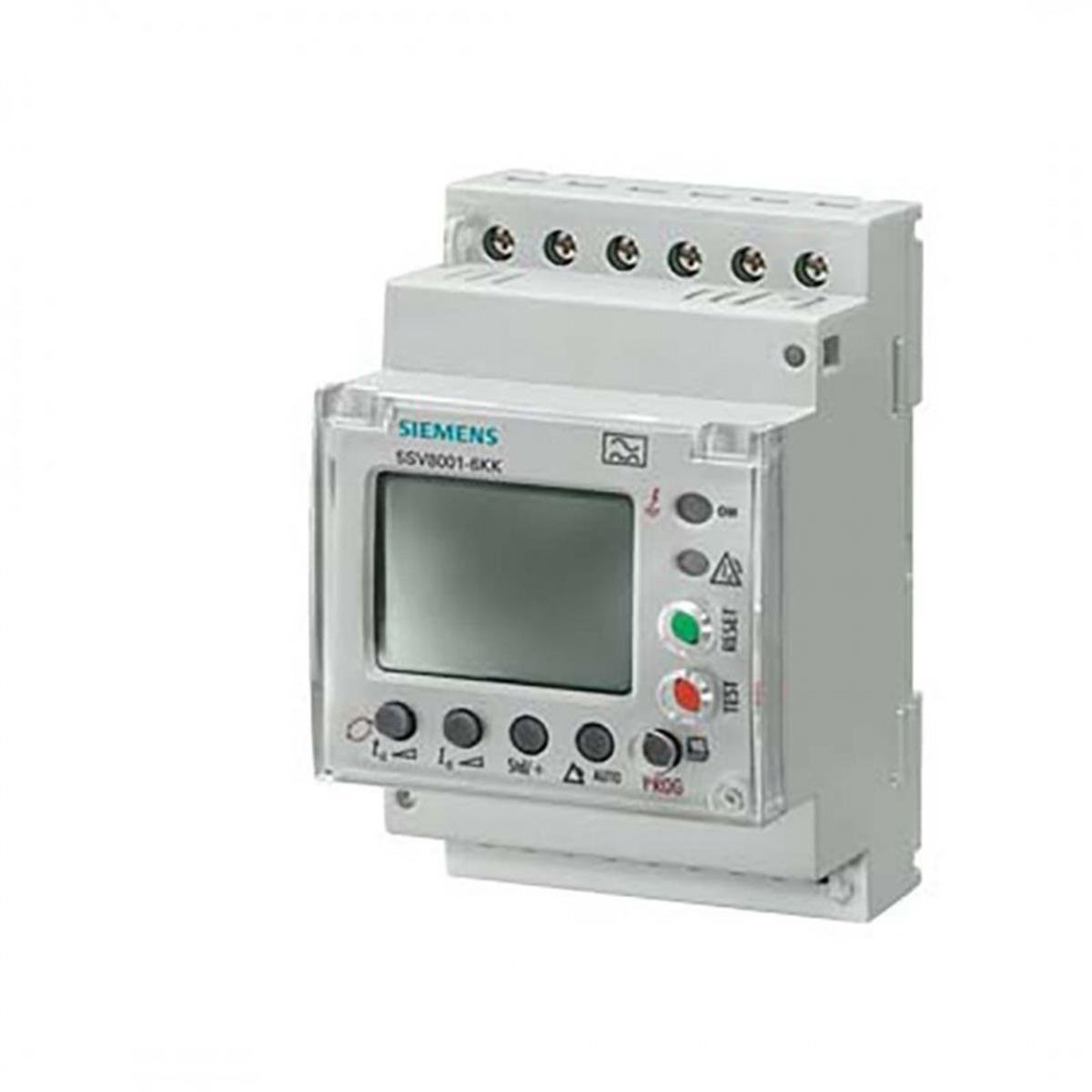 Siemens 5SV8001-6KK Toroid Kaçak Akım Rölesi Dijital 0,03mA/3A.