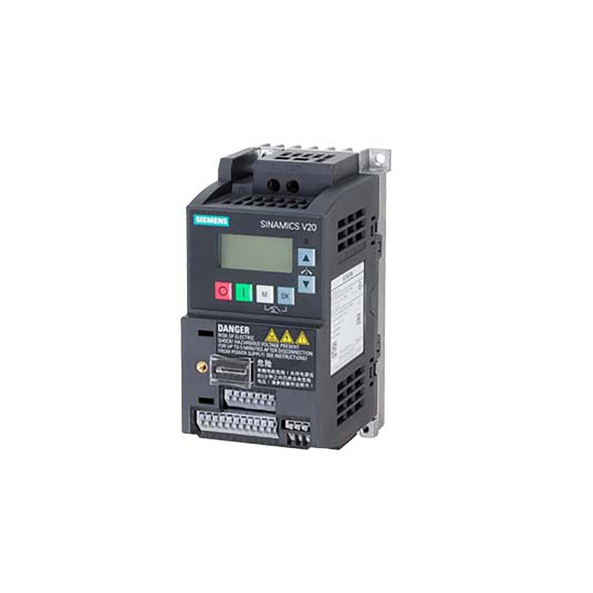 Siemens 6SL3210-5BB13-7UV1 Hız Kontrol V20 0,37kW 1F/3F