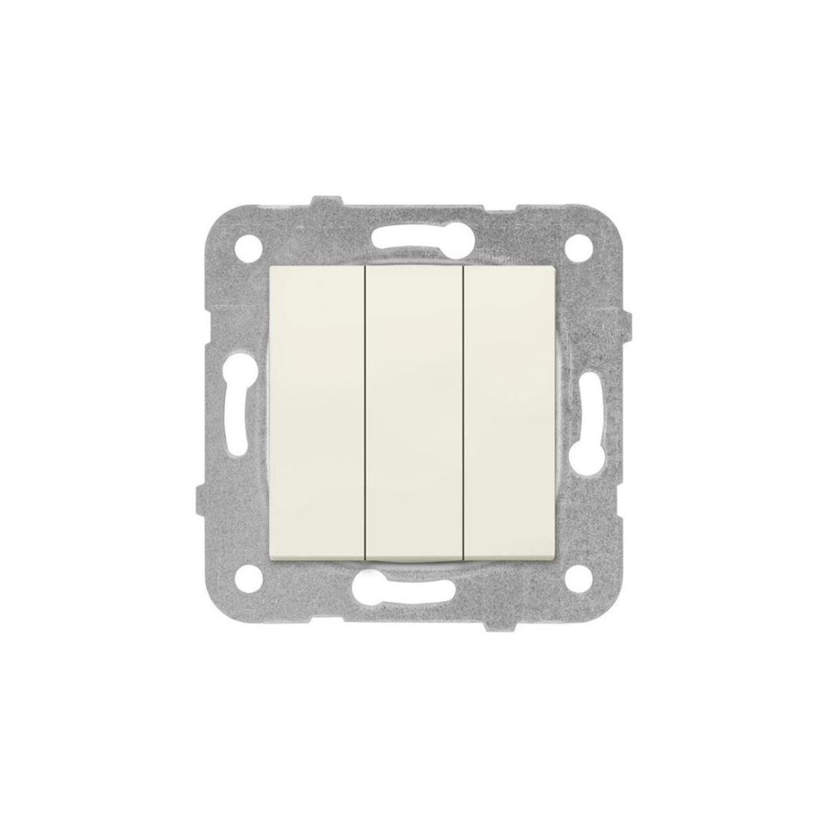 Viko 90967268 Üçlü Anahtar Krem 