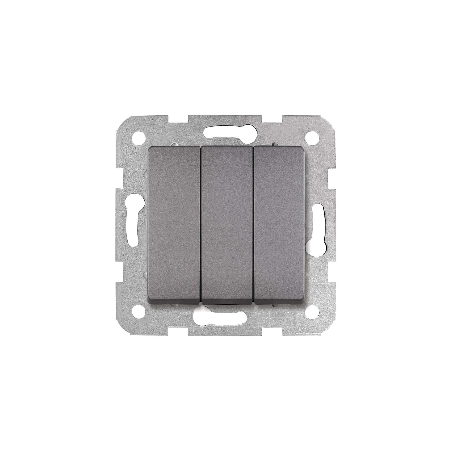 VK 90442068 - LİN LİFE GRANİT GRİSİ ÜÇLÜ ANAHTAR