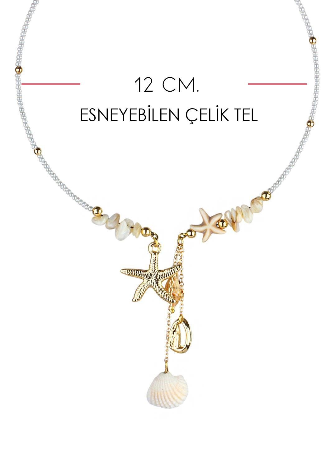 Deniz Objeleri Tasma Kolye