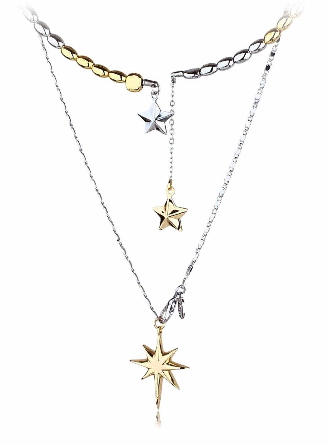 K.Yıldızı Detay Sallantılı Tasma Kolye