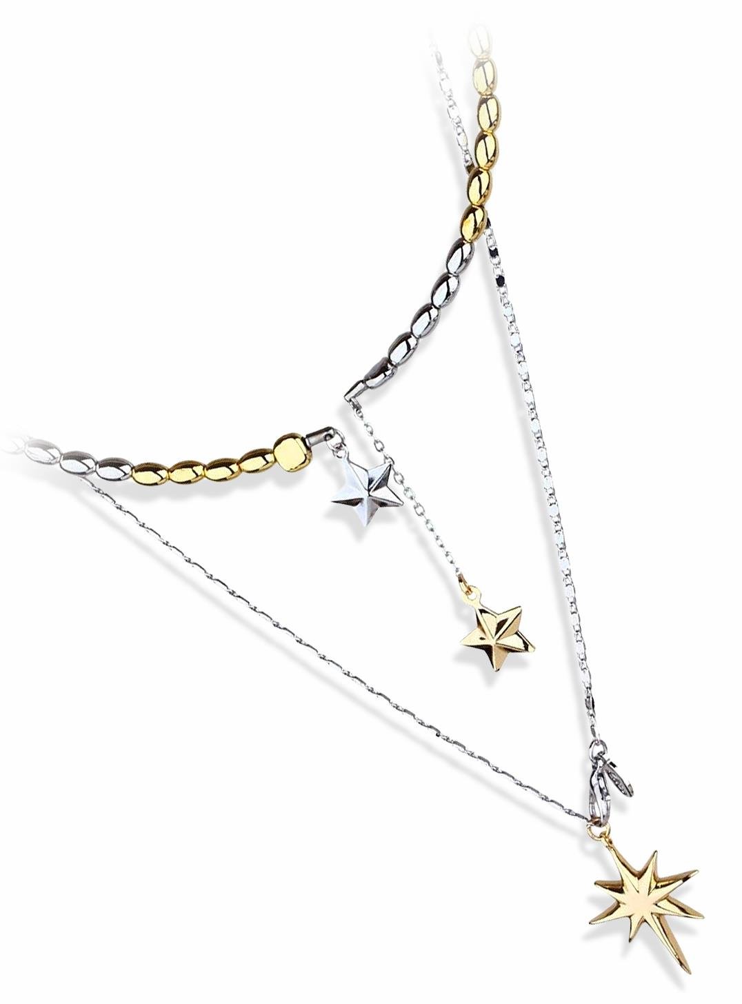 K.Yıldızı Detay Sallantılı Tasma Kolye