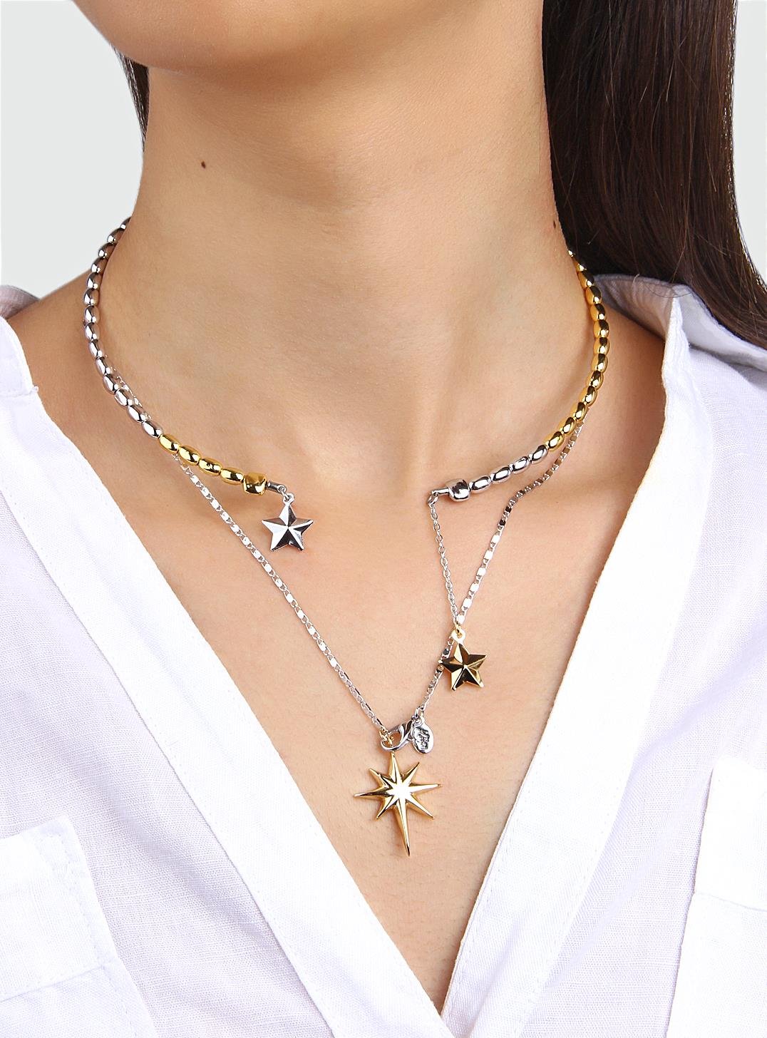 K.Yıldızı Detay Sallantılı Tasma Kolye