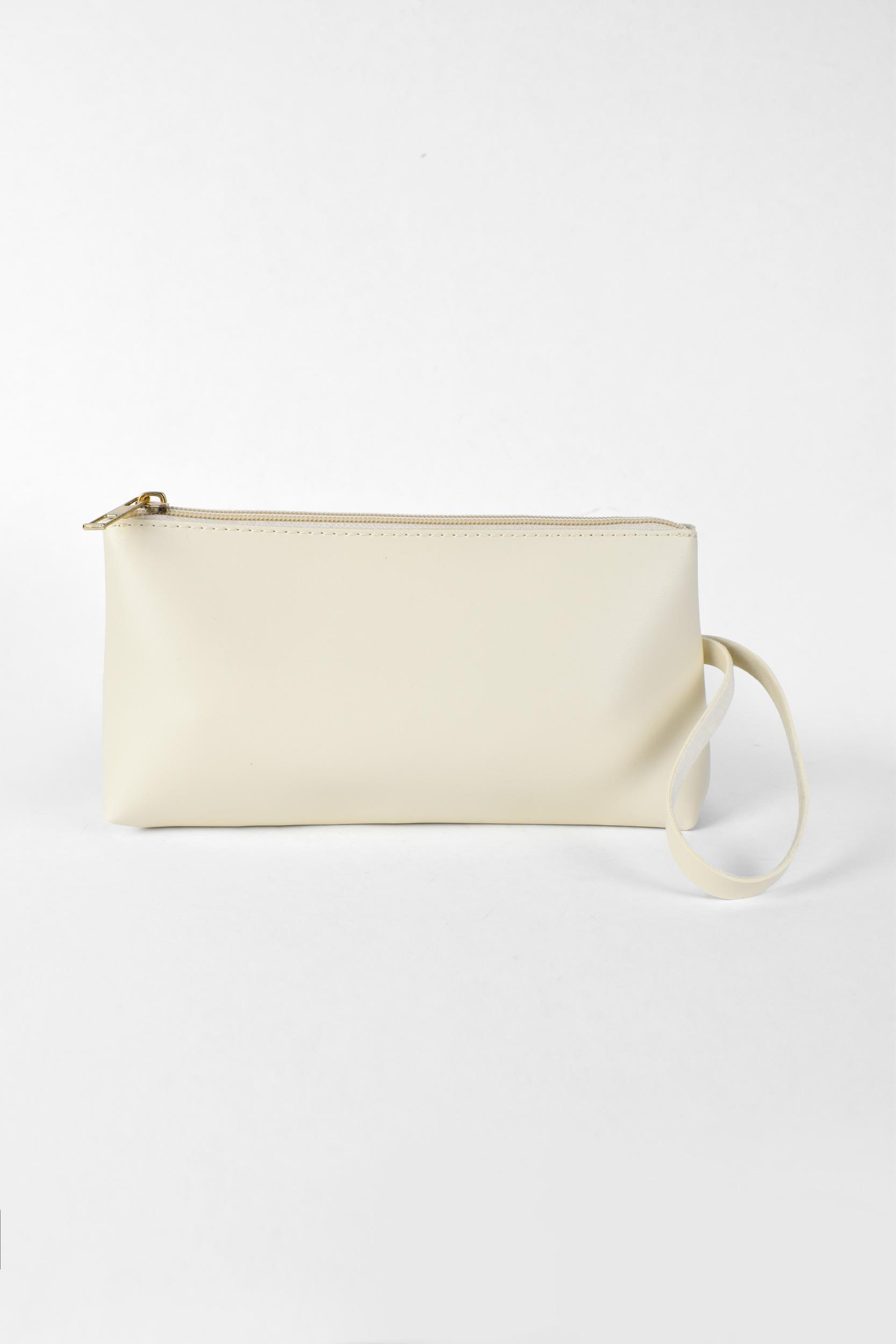 Biriz Kadın Makyaj Çantası - Krem