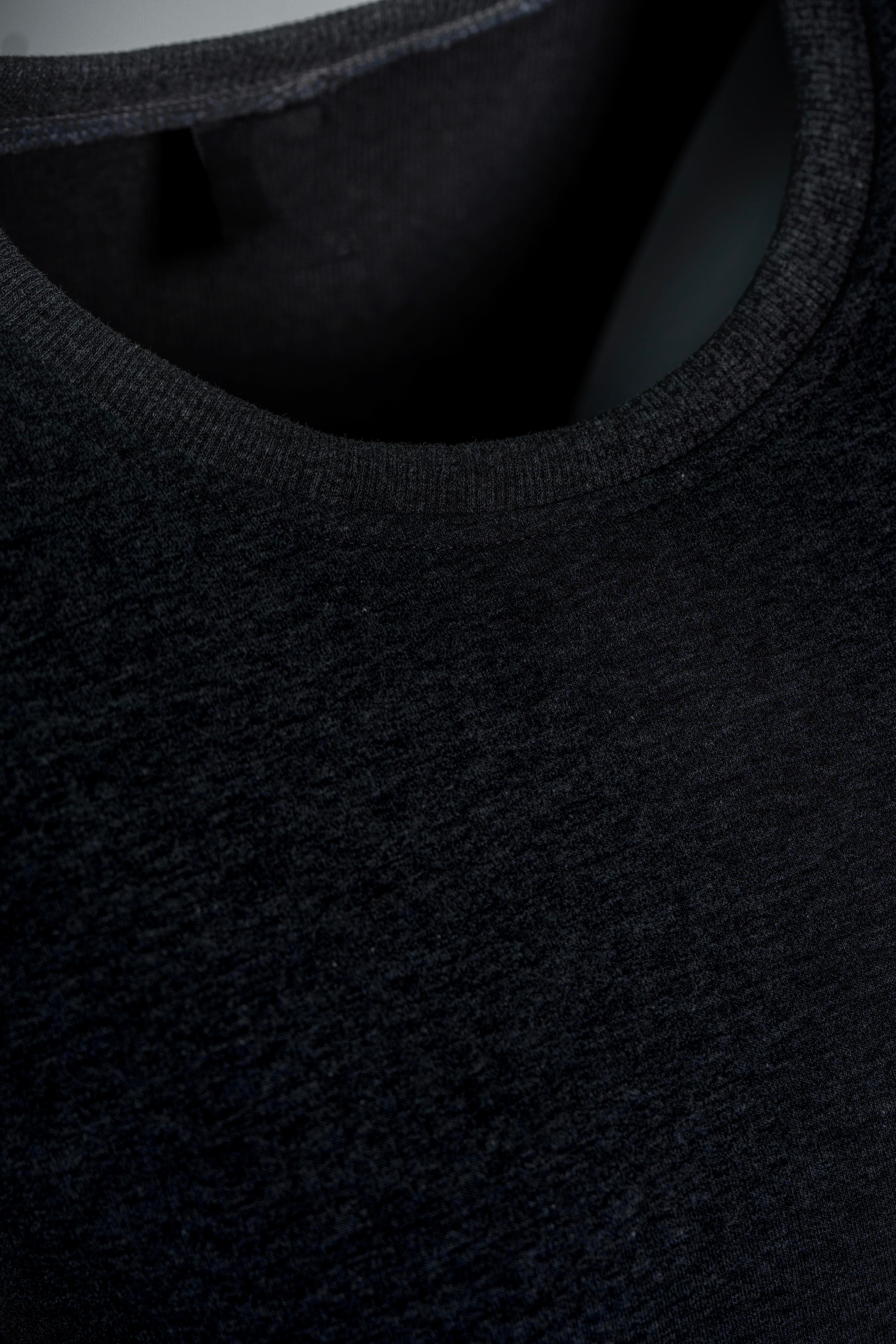 Bisiklet Yaka Basic Sweatshirt - Siyah