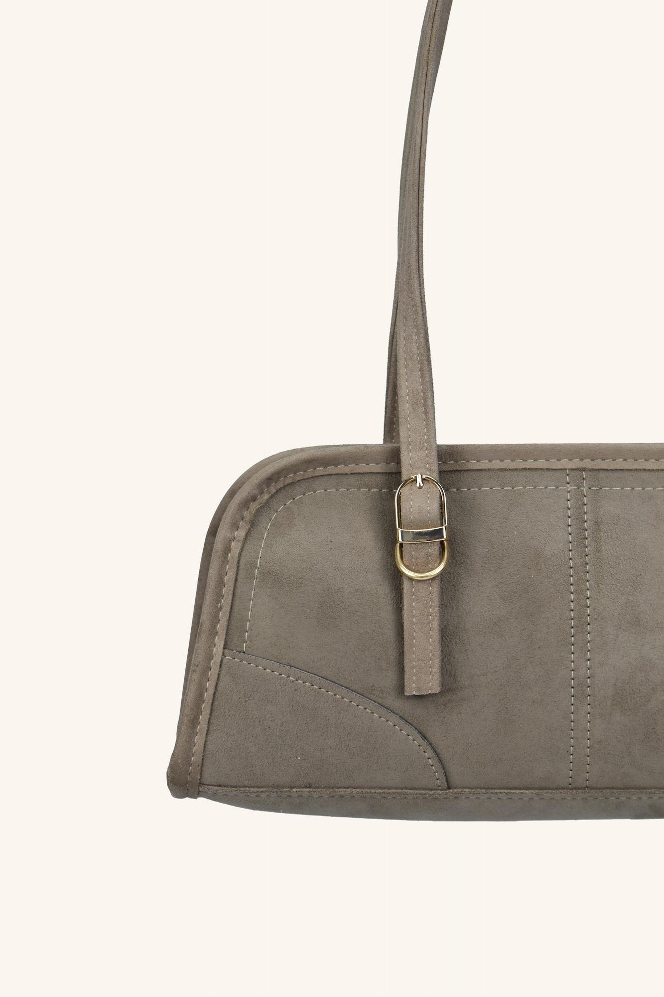 Chic Model Süet Baget Çanta - Vizon