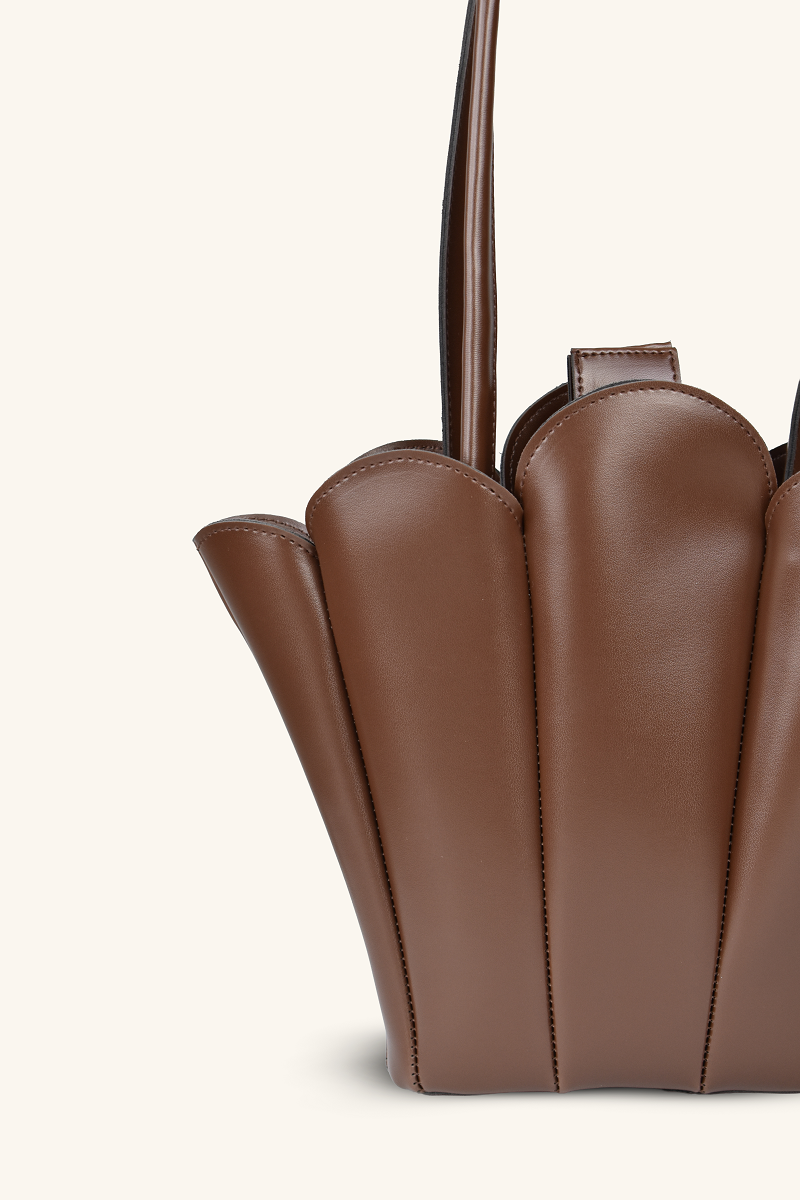 Dore El ve Omuz Çantası - Acı Kahve