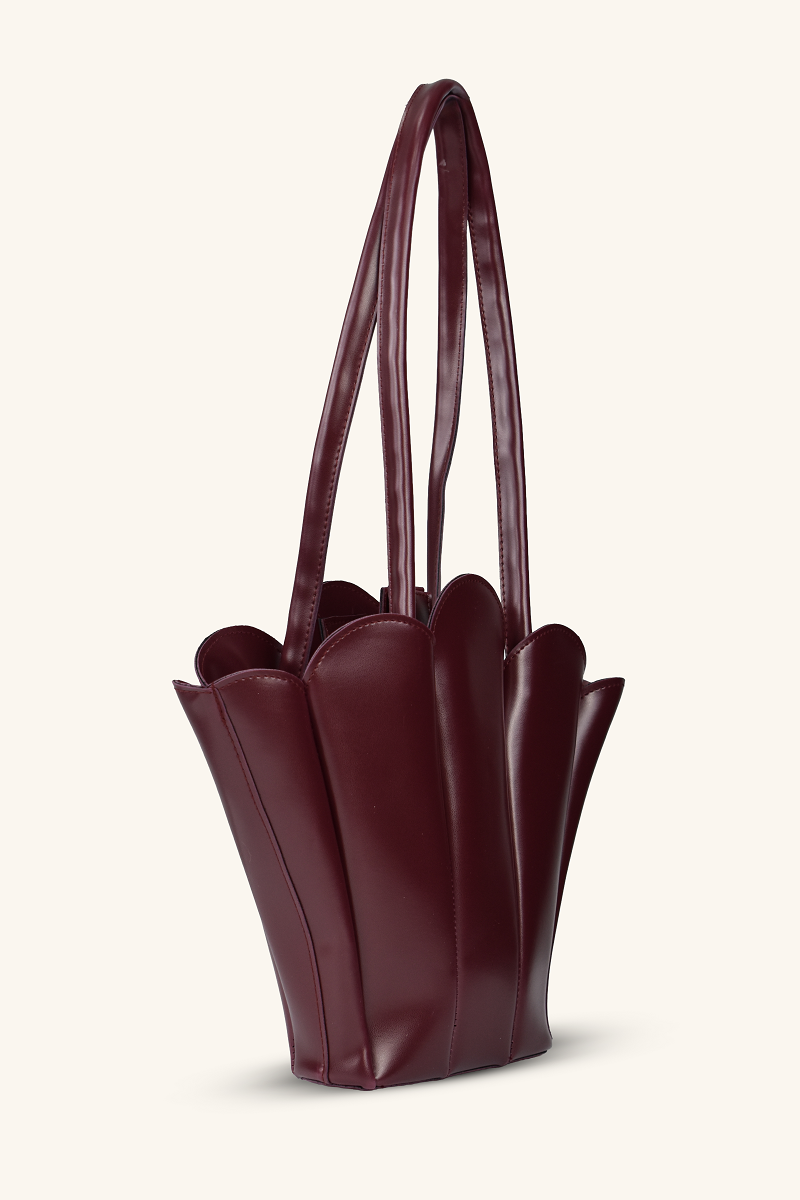 Dore El ve Omuz Çantası - Bordo