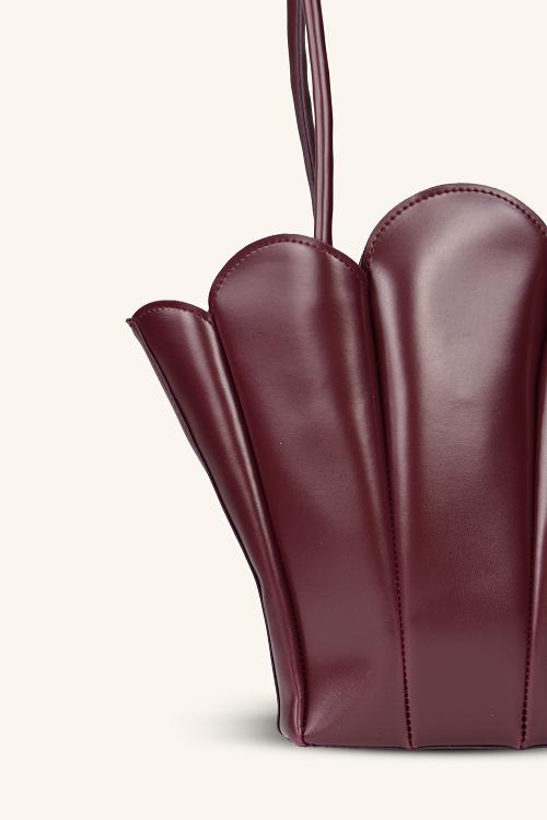 Dore El ve Omuz Çantası - Bordo