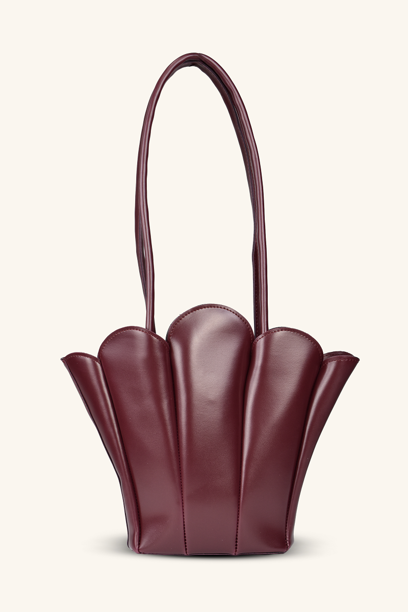 Dore El ve Omuz Çantası - Bordo