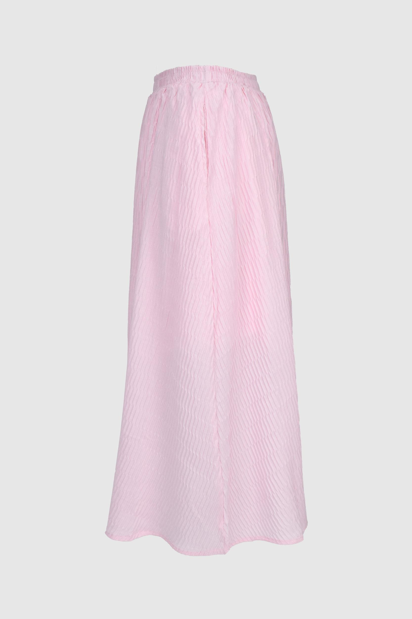 Jakarlı Etek -Pembe