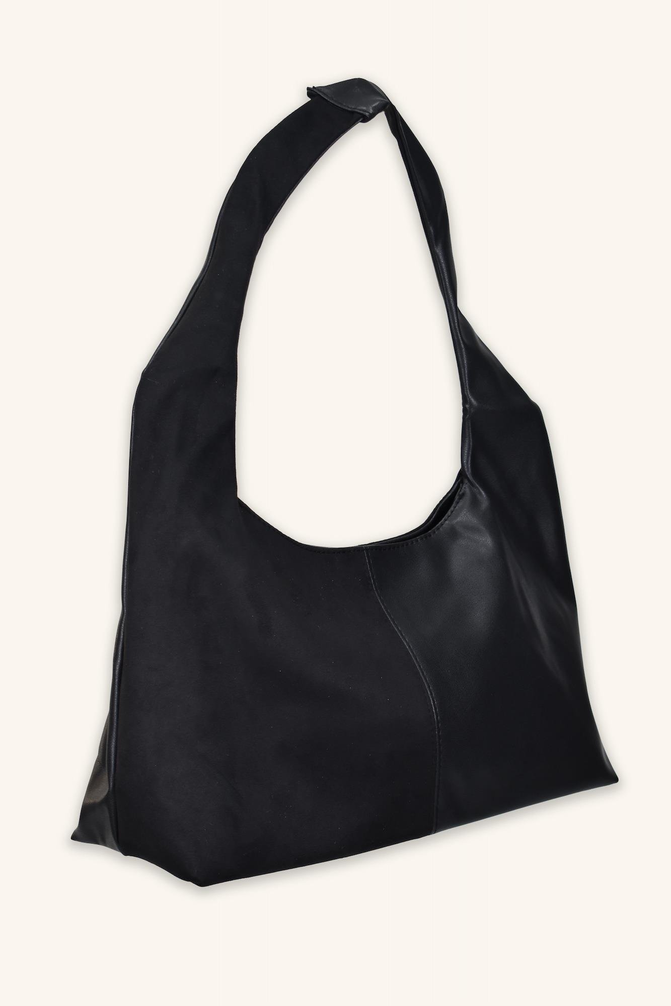 Lowell Büyük Boy El ve Omuz Çantası -Siyah