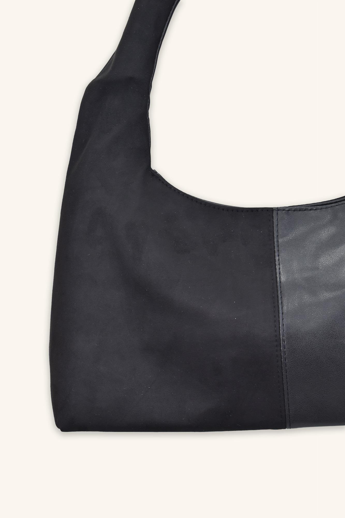 Lowell Büyük Boy El ve Omuz Çantası -Siyah