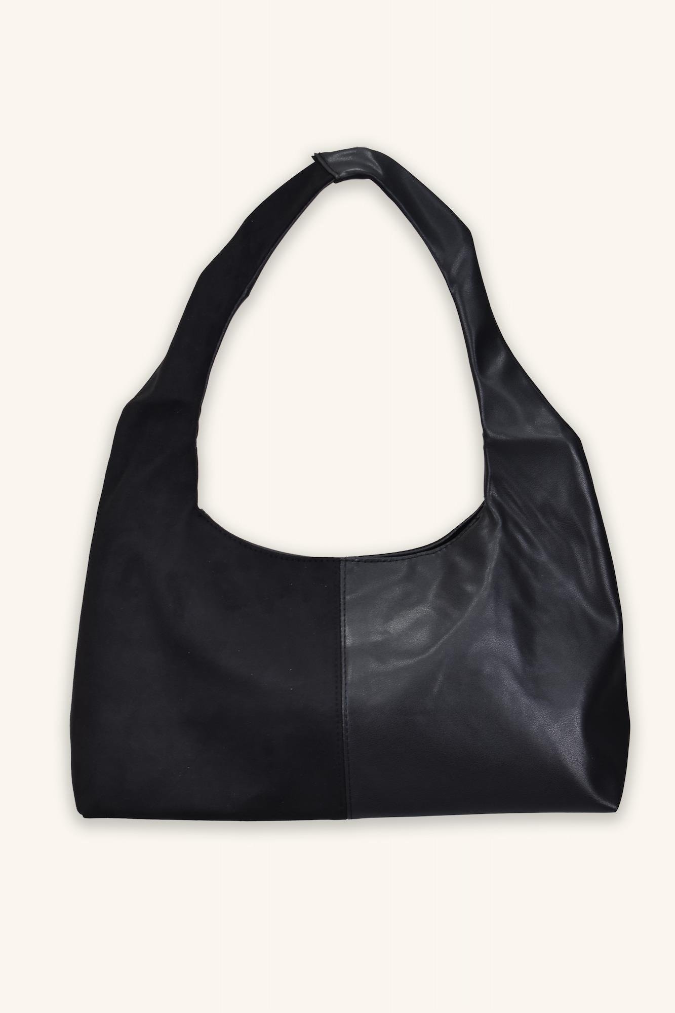 Lowell Büyük Boy El ve Omuz Çantası -Siyah