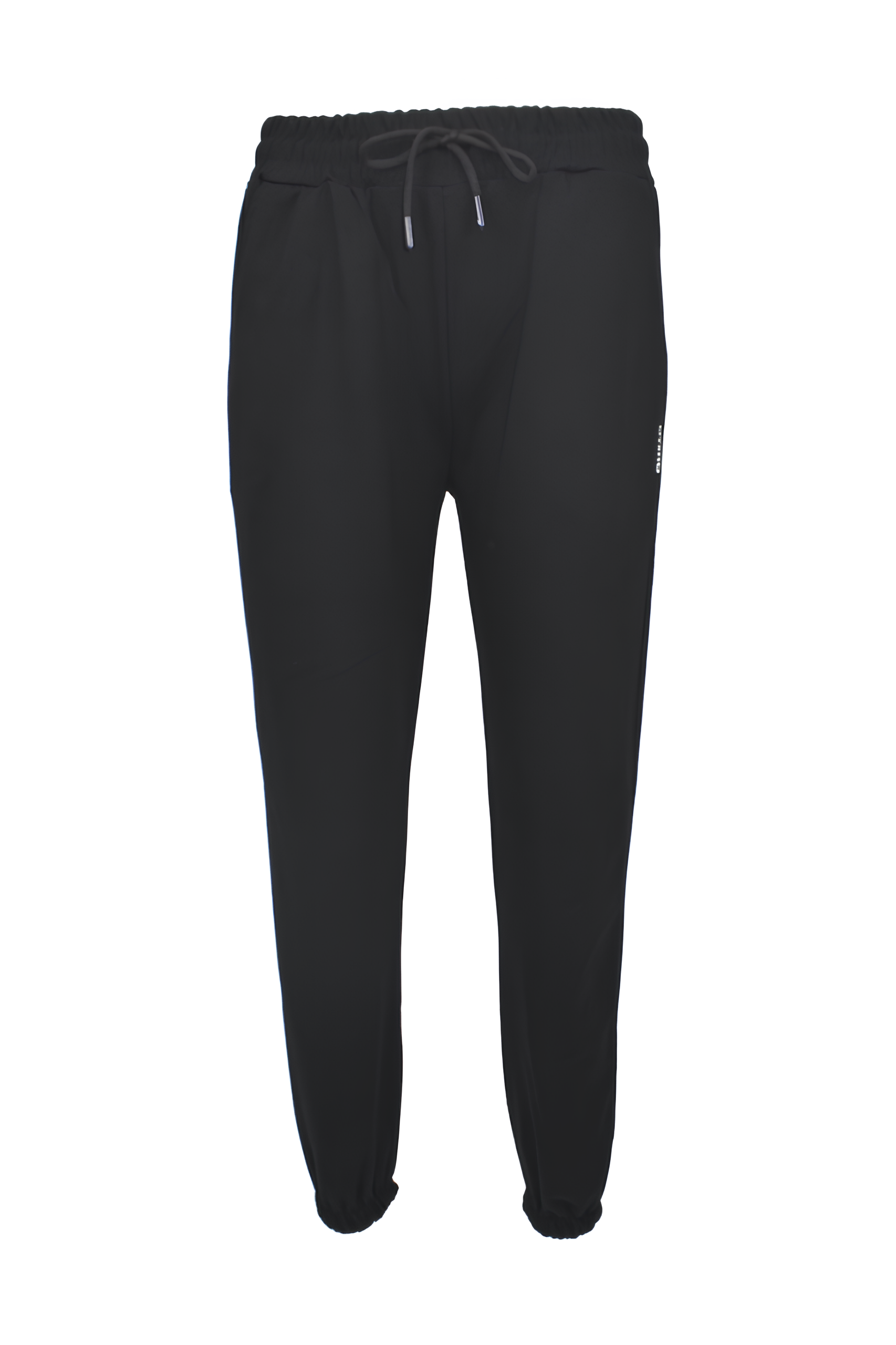 Modal Kumaş Lastik Paça Cepli Eşofman Altı - Siyah