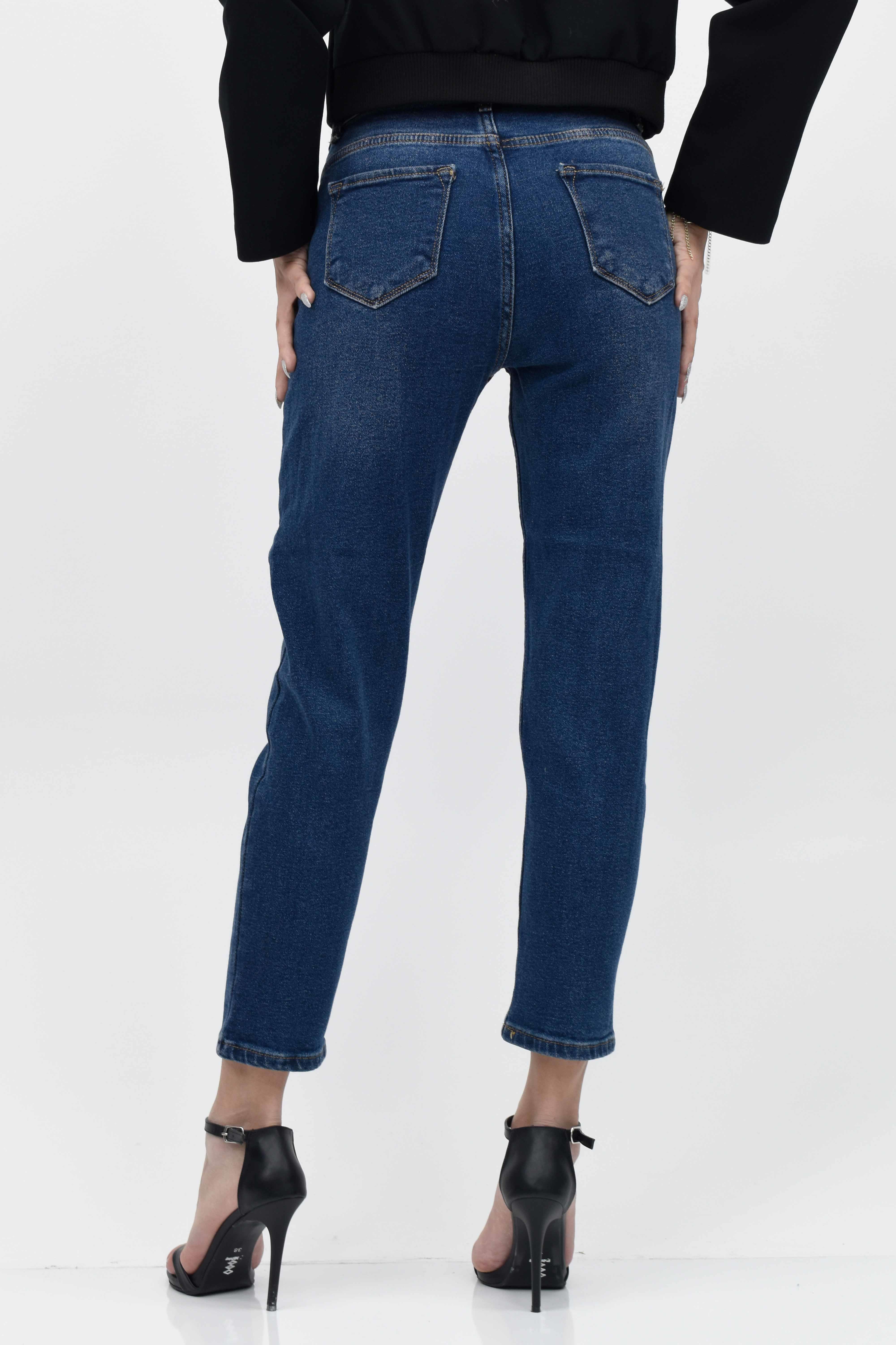 Mom Kot Pantolon - Lacivert