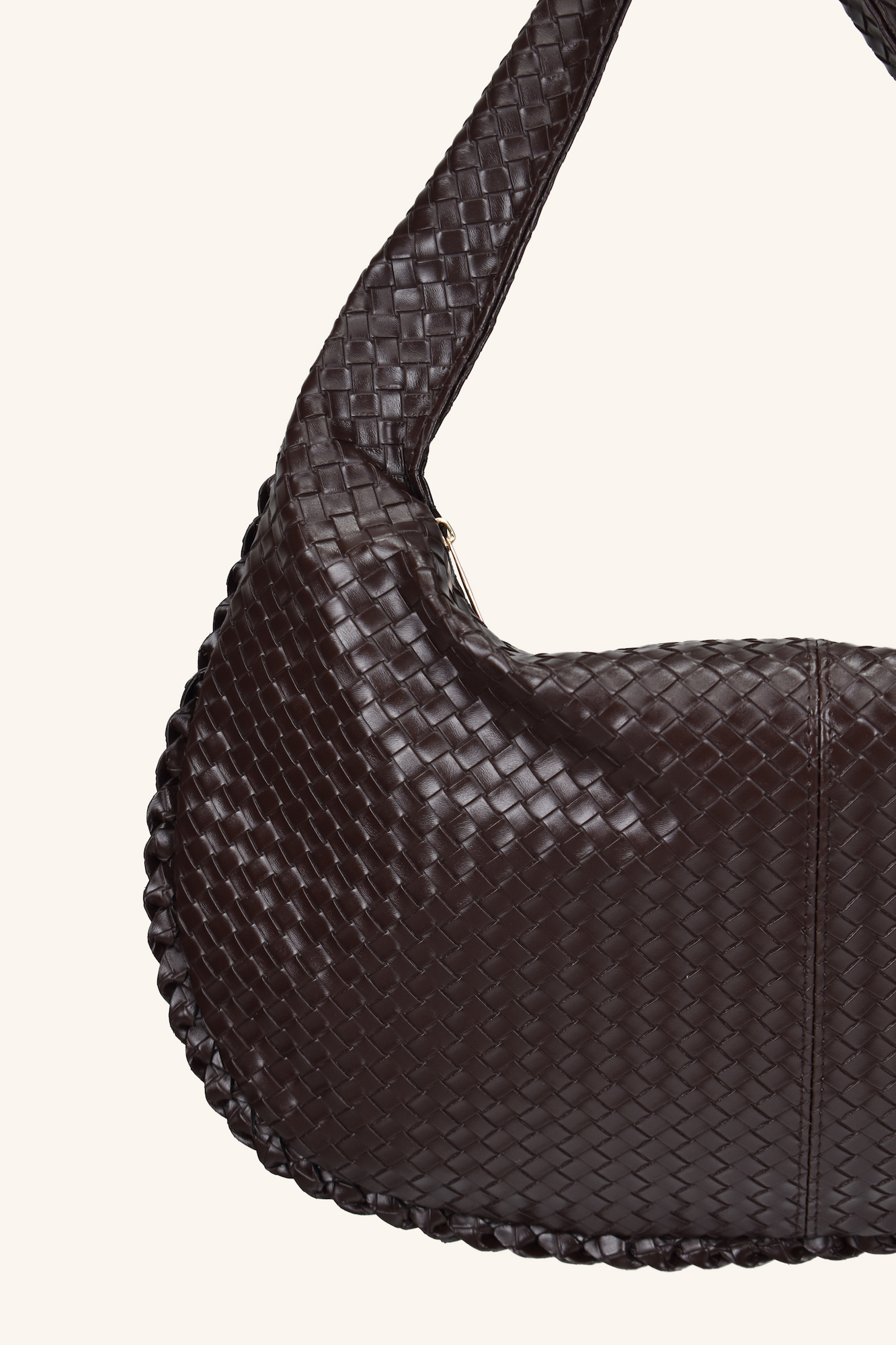 Mono Büyük Boy El ve Omuz Çantası - Kahve