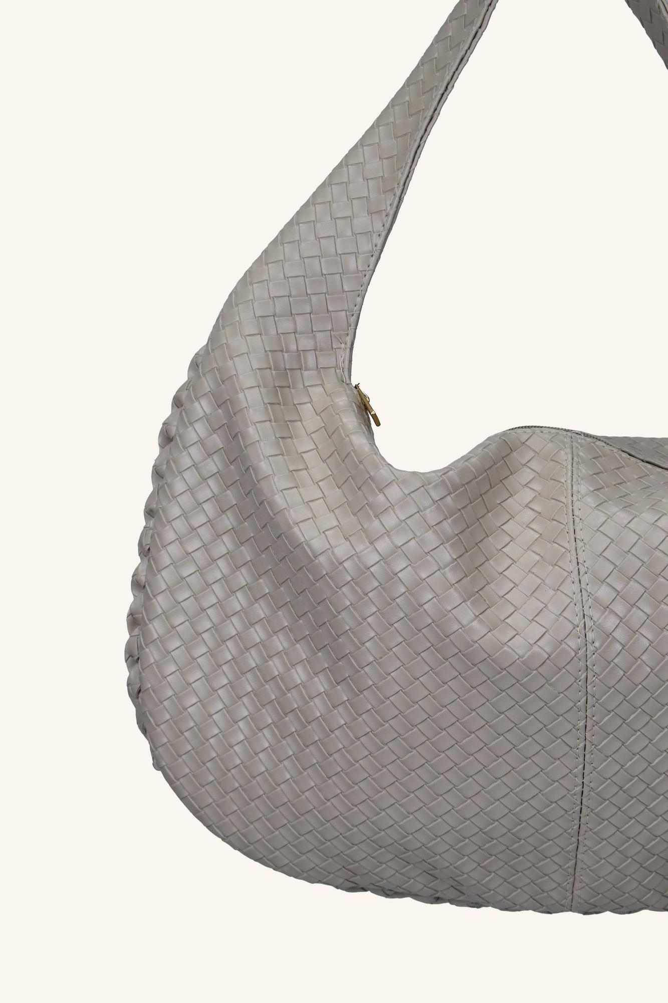 Mono Büyük Boy El ve Omuz Çantası - Vizon