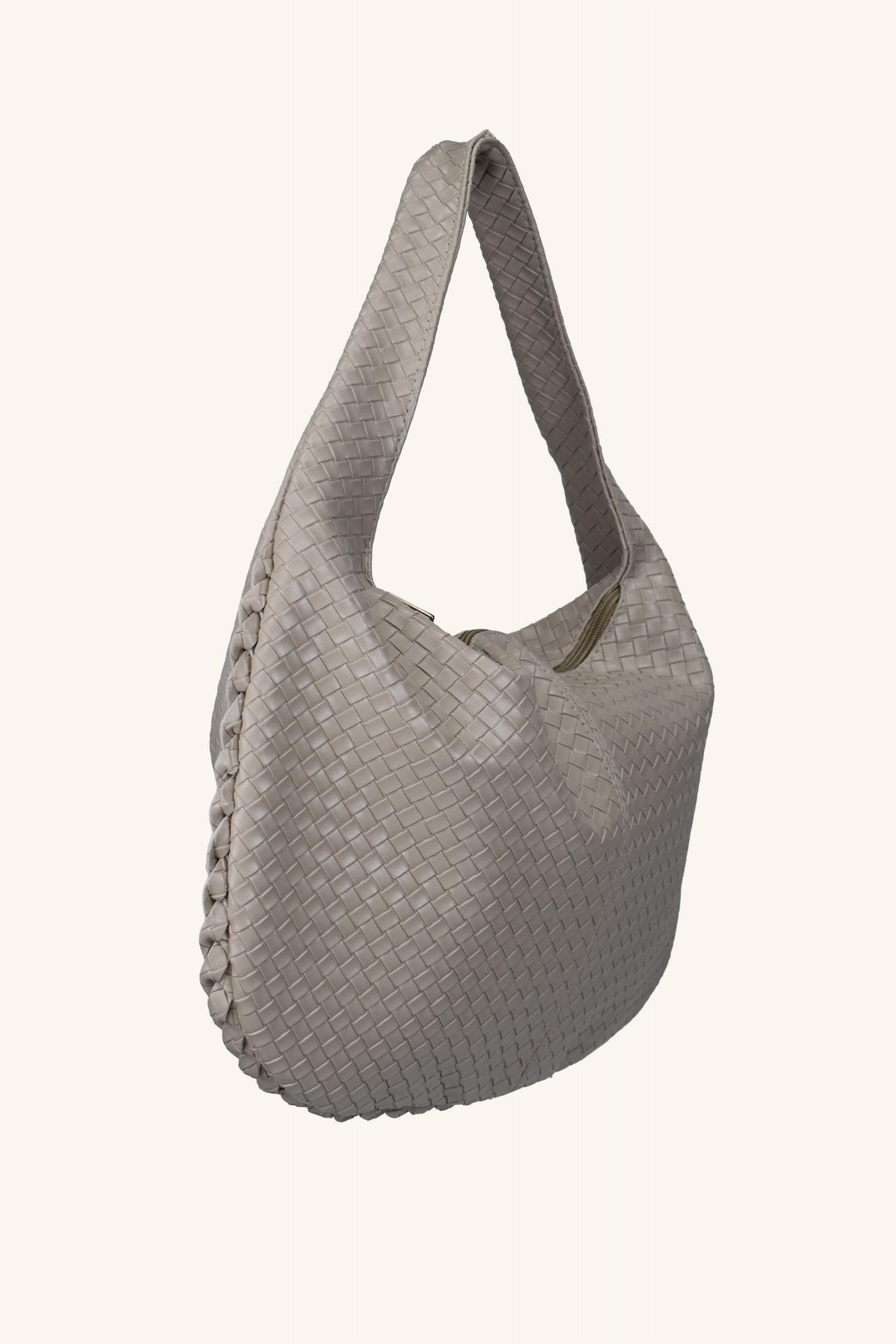 Mono Büyük Boy El ve Omuz Çantası - Vizon