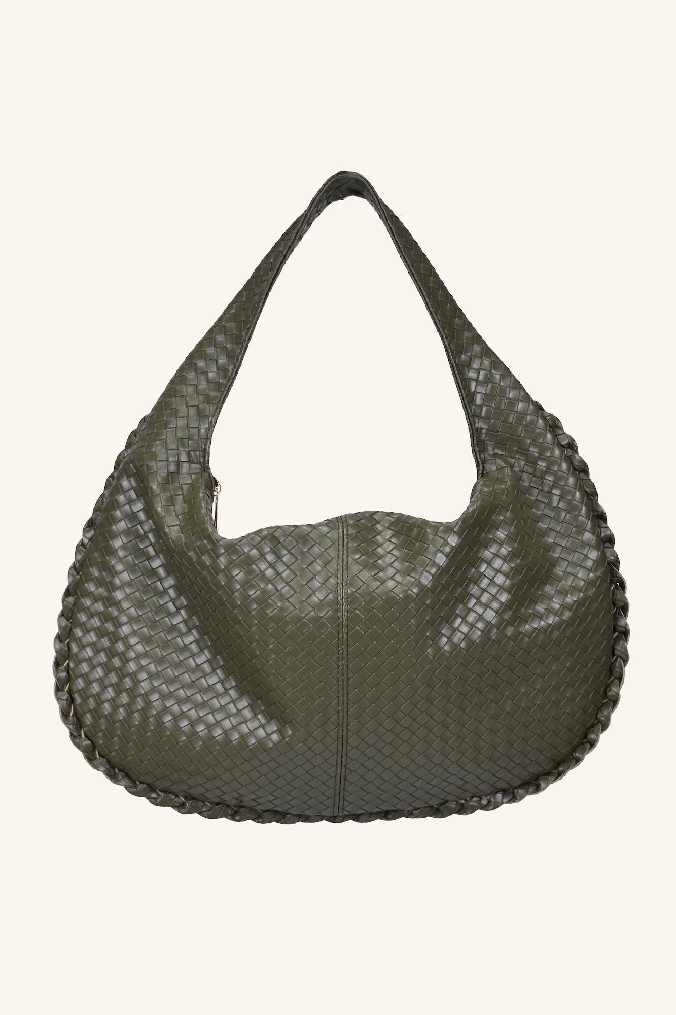 Mono Büyük Boy El ve Omuz Çantası - Yeşil