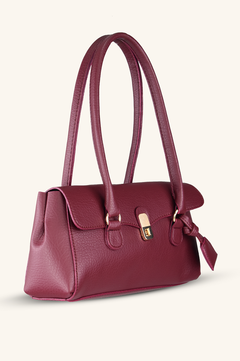 Vina Baget Çanta - Bordo