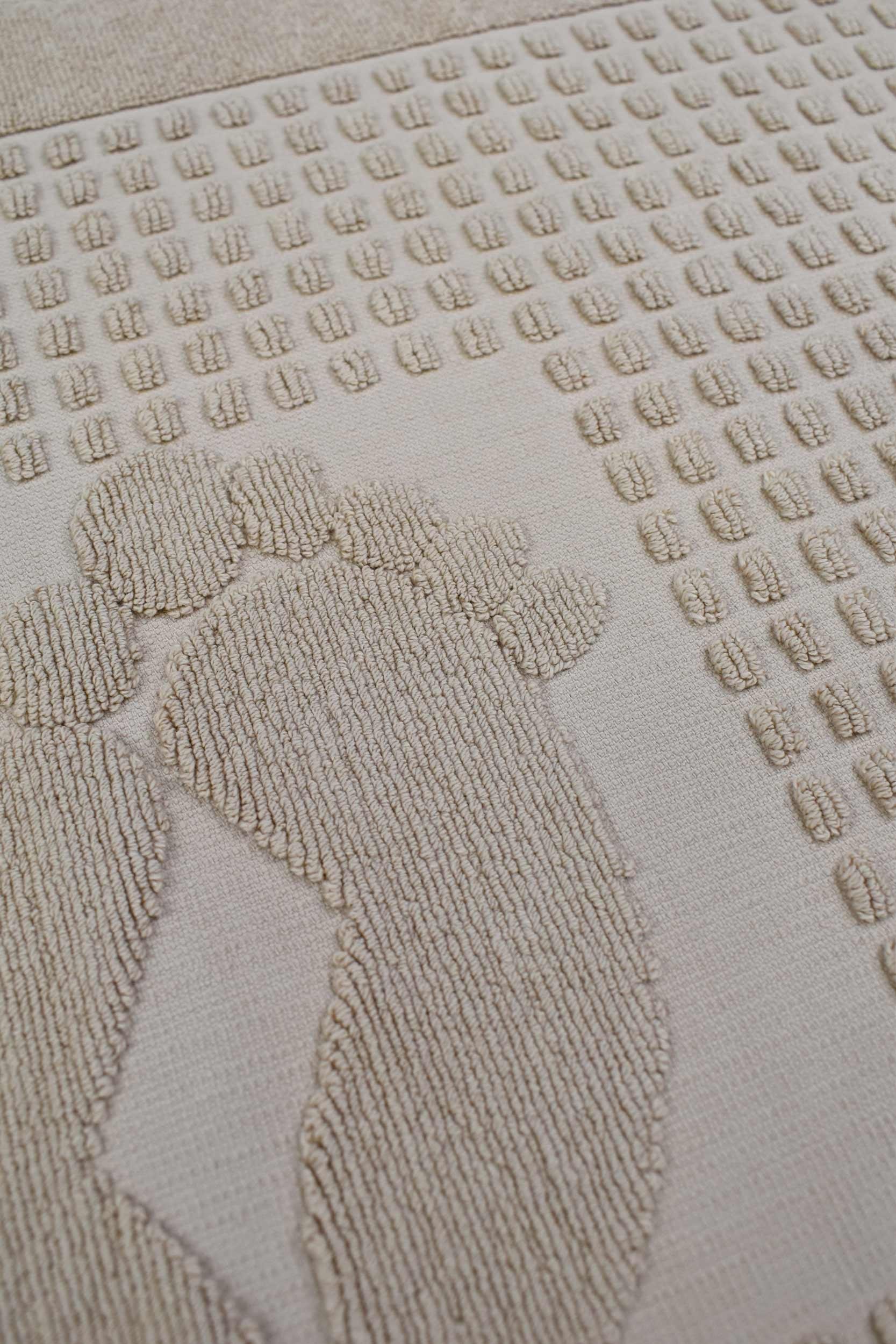Winter Soft Ayak Havlusu - Banyo Paspası 50x70 - Bej