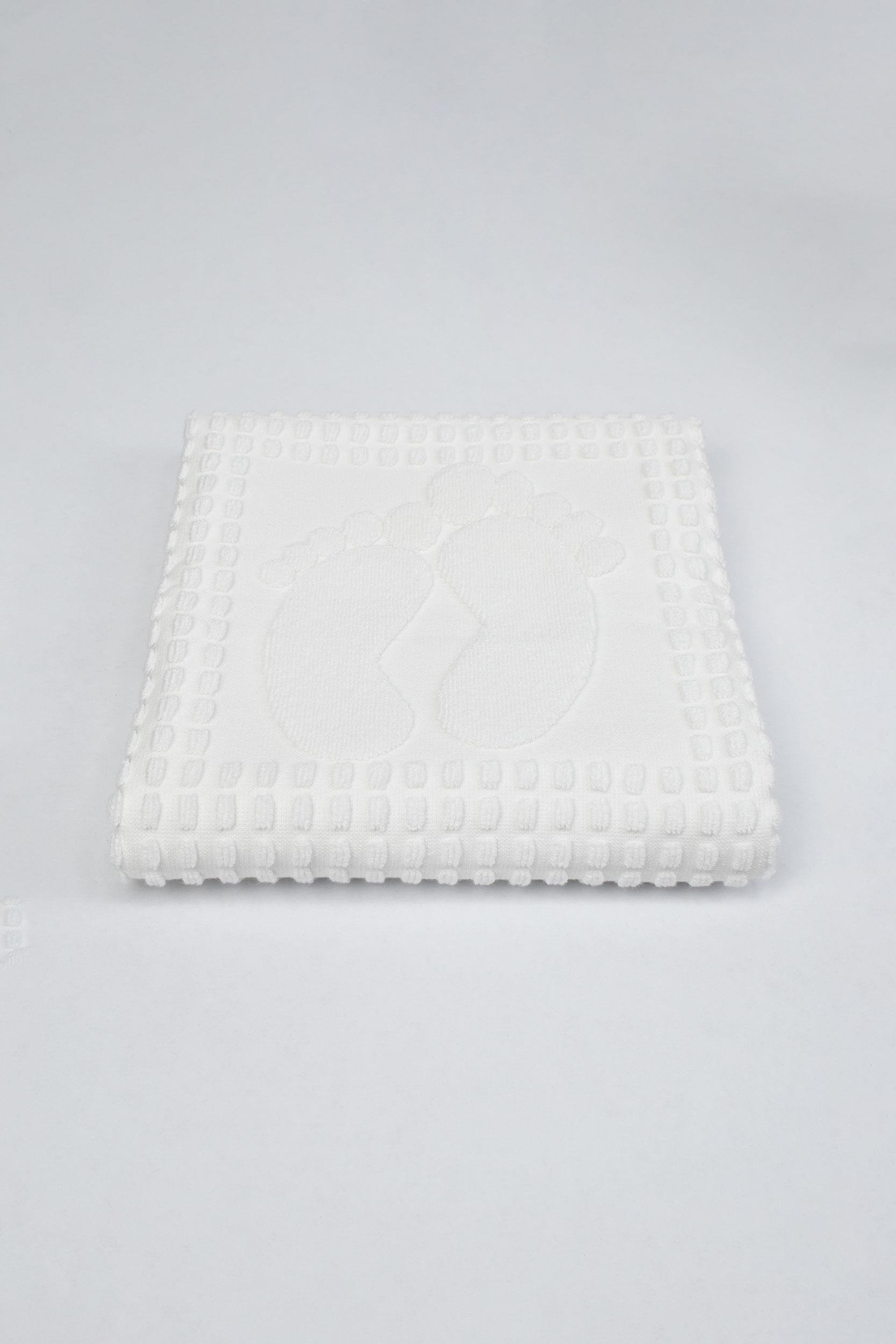 Winter Soft Ayak Havlusu - Banyo Paspası 50x70 - Beyaz